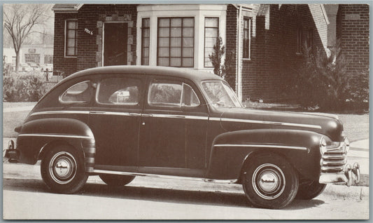 1948 FORD DELUXE VINTAGE POSTCARD