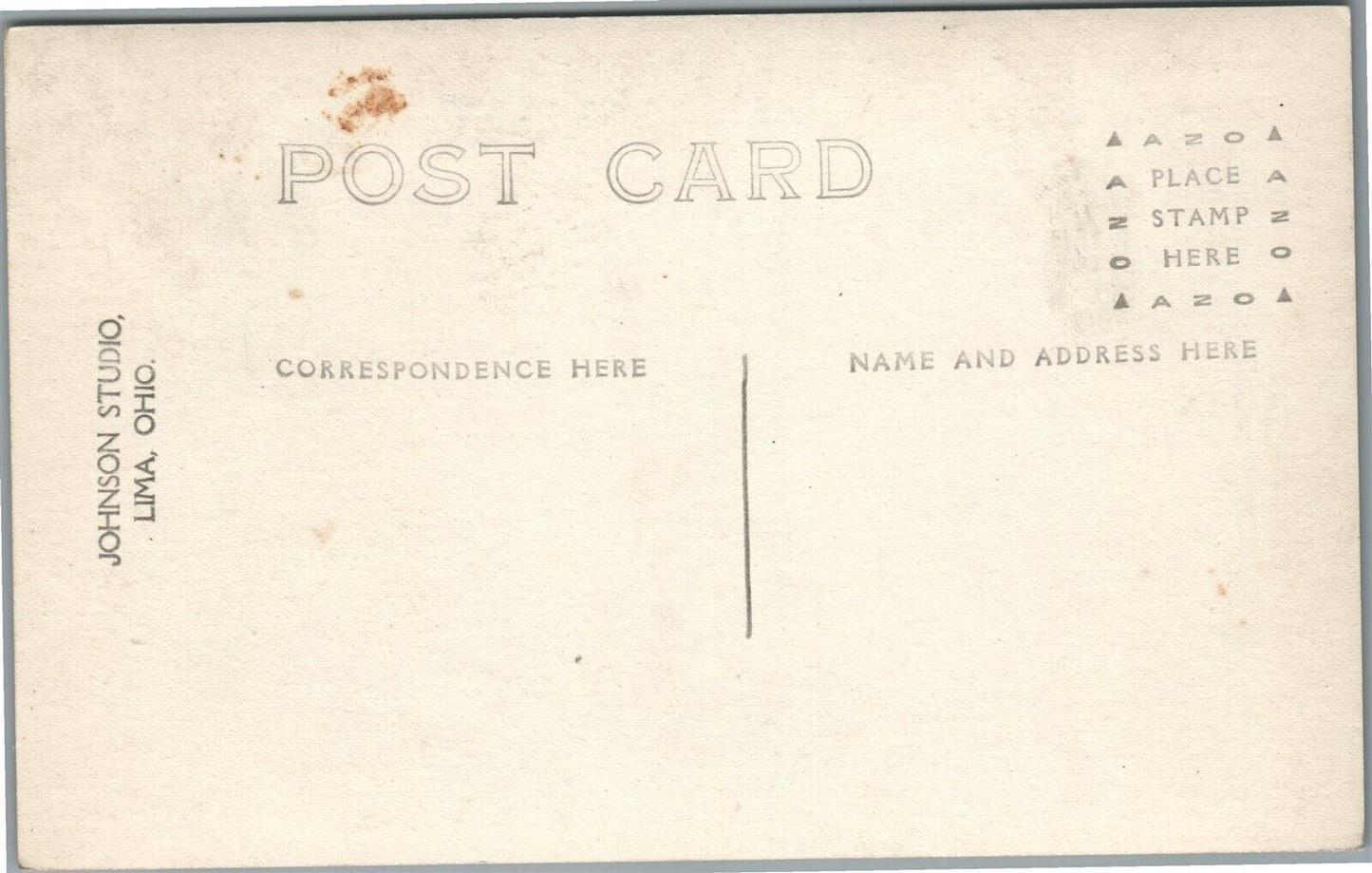 LIMA OH ALLEN COUNTY CENTENNIAL ANTIQUE REAL PHOTO POSTCARD RPPC