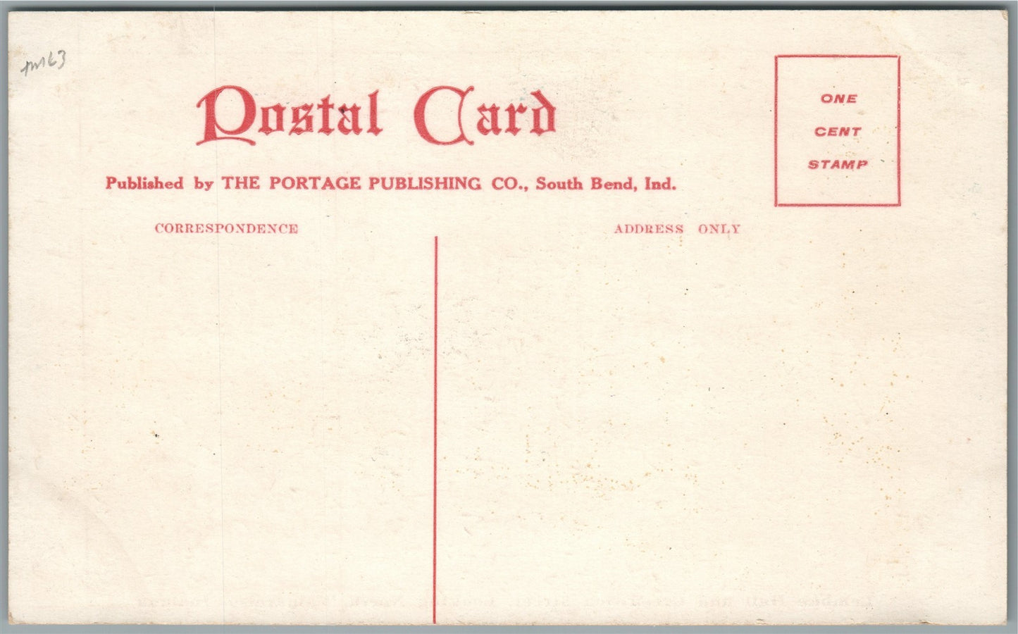 VALPARAISO IN LEMBKE HALL & GREENWICH STREET ANTIQUE POSTCARD