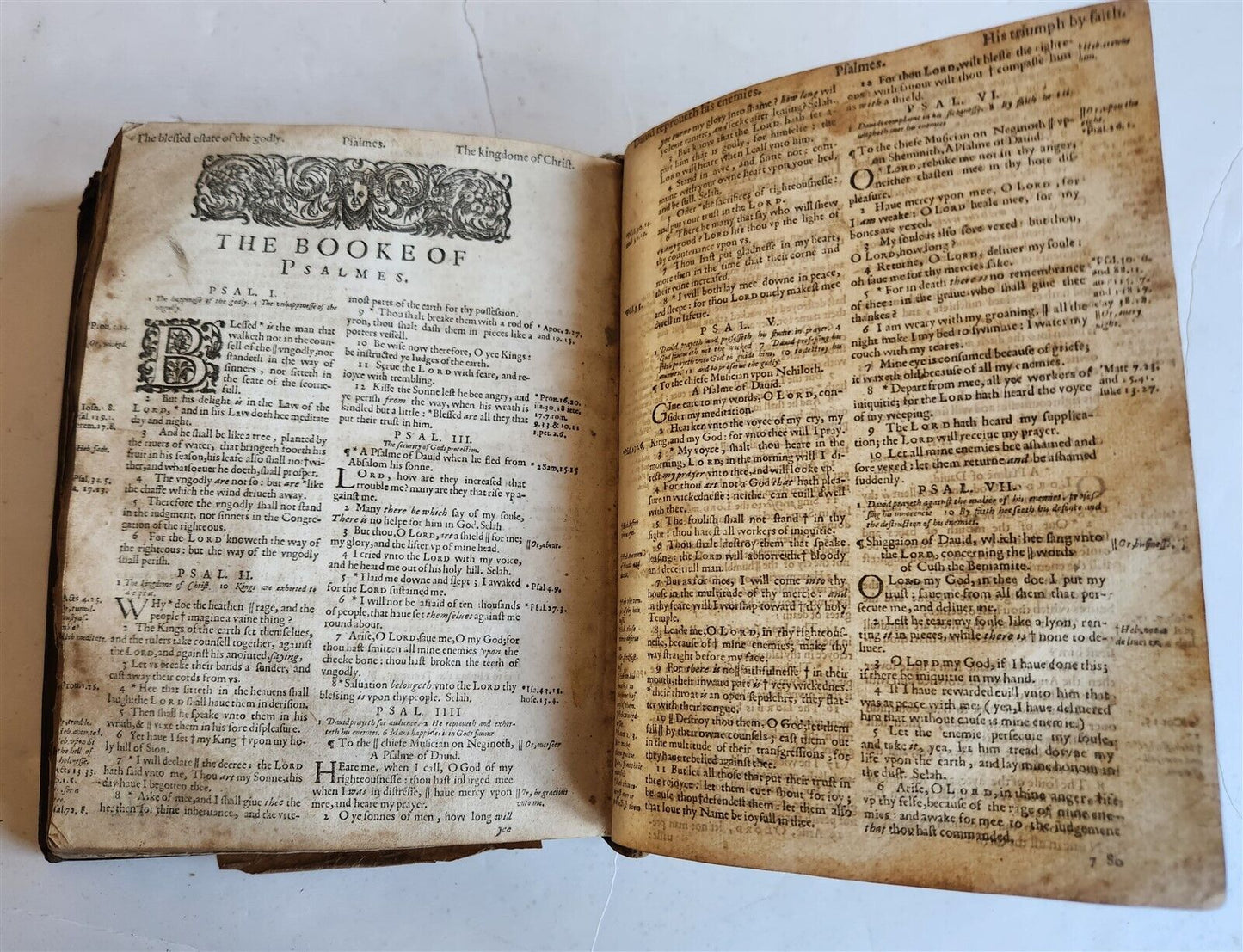 1629 BIBLE in ENGLISH antique ILLUSTRATED Old & New Testament
