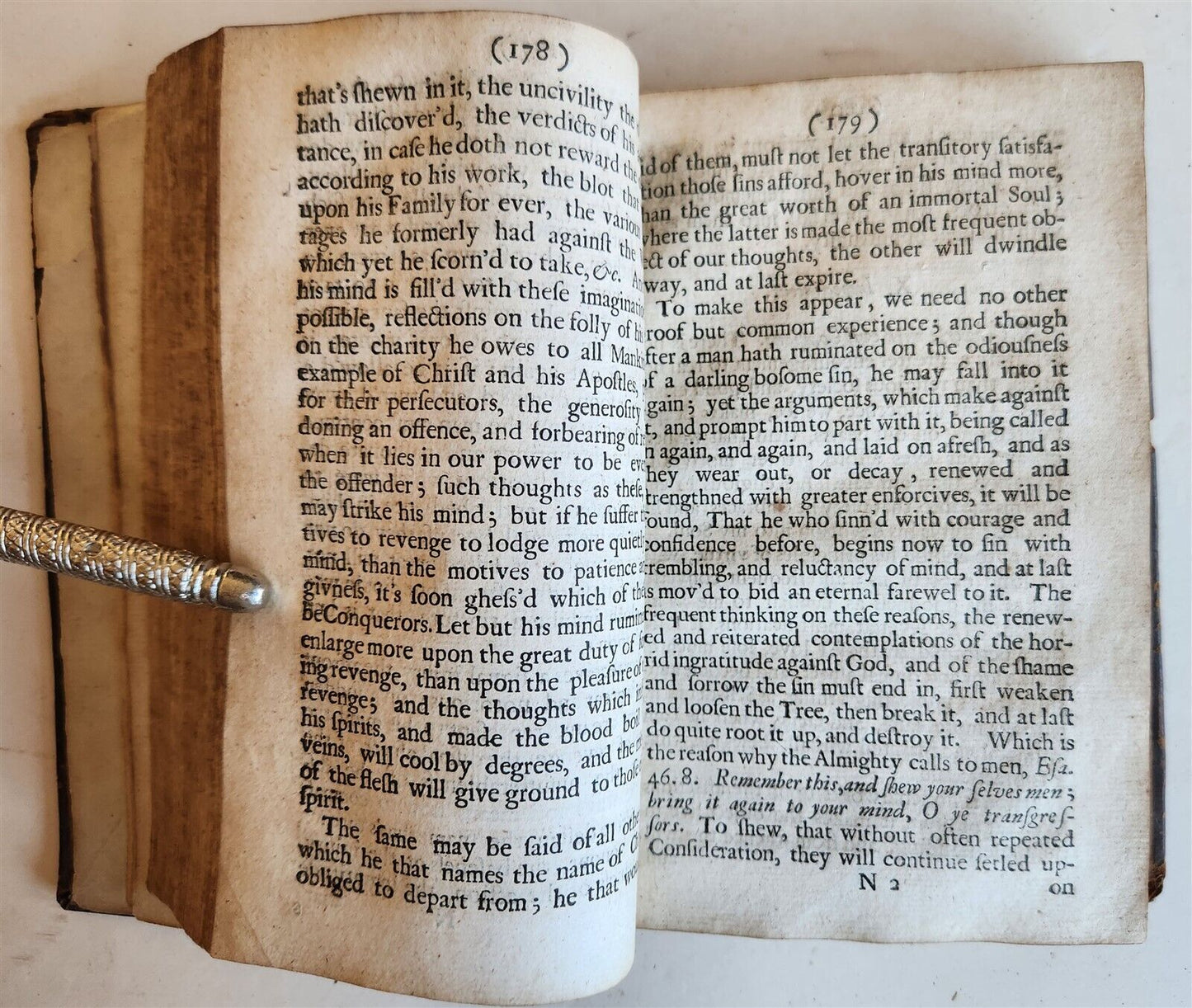 1678 GREAT LAW of CONSIDERATION by Anthony Horneck antique