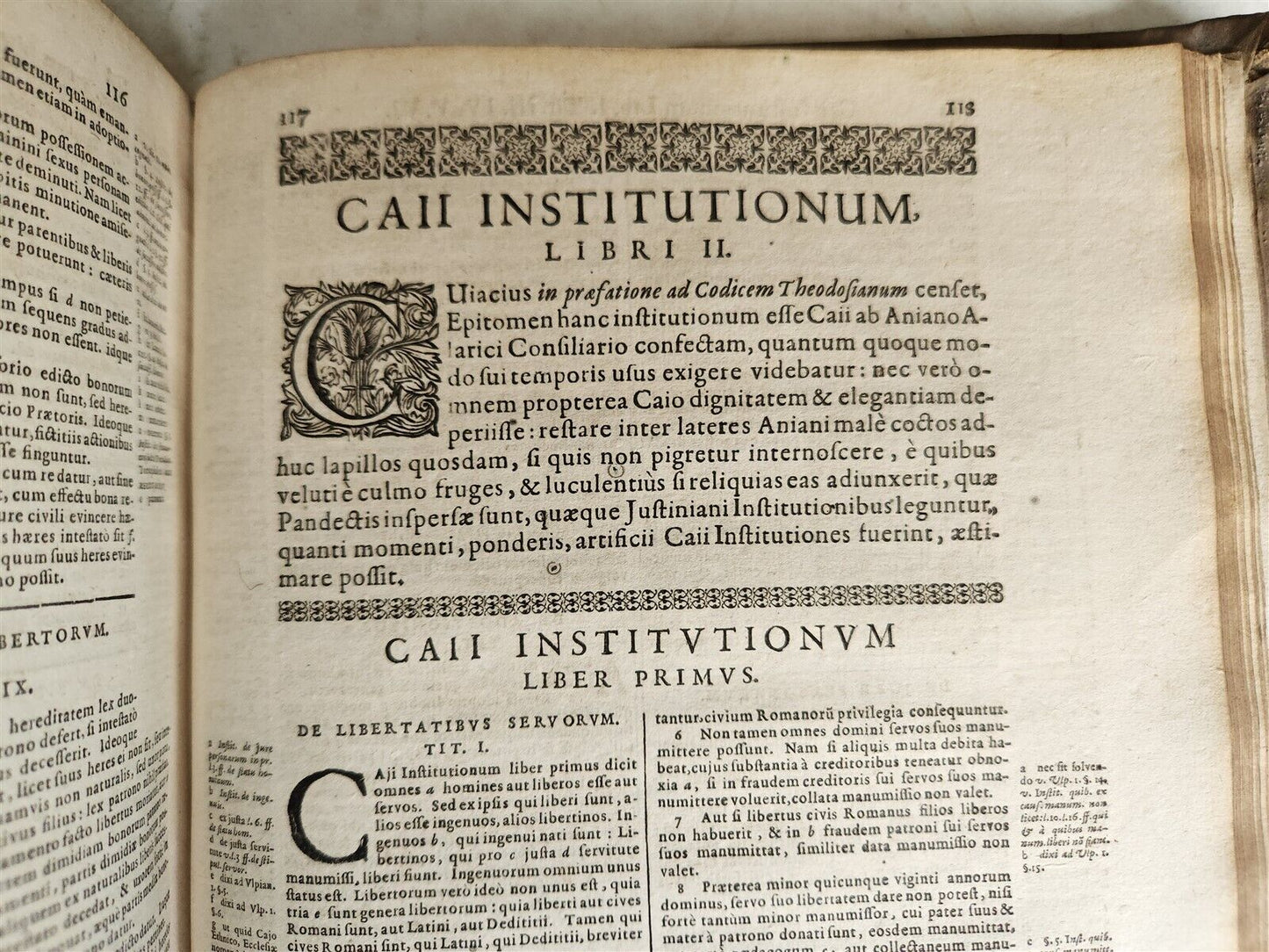 1663 CORPUS JURIS CIVILIS by Denis Godefroy antique VELLUM BINDING