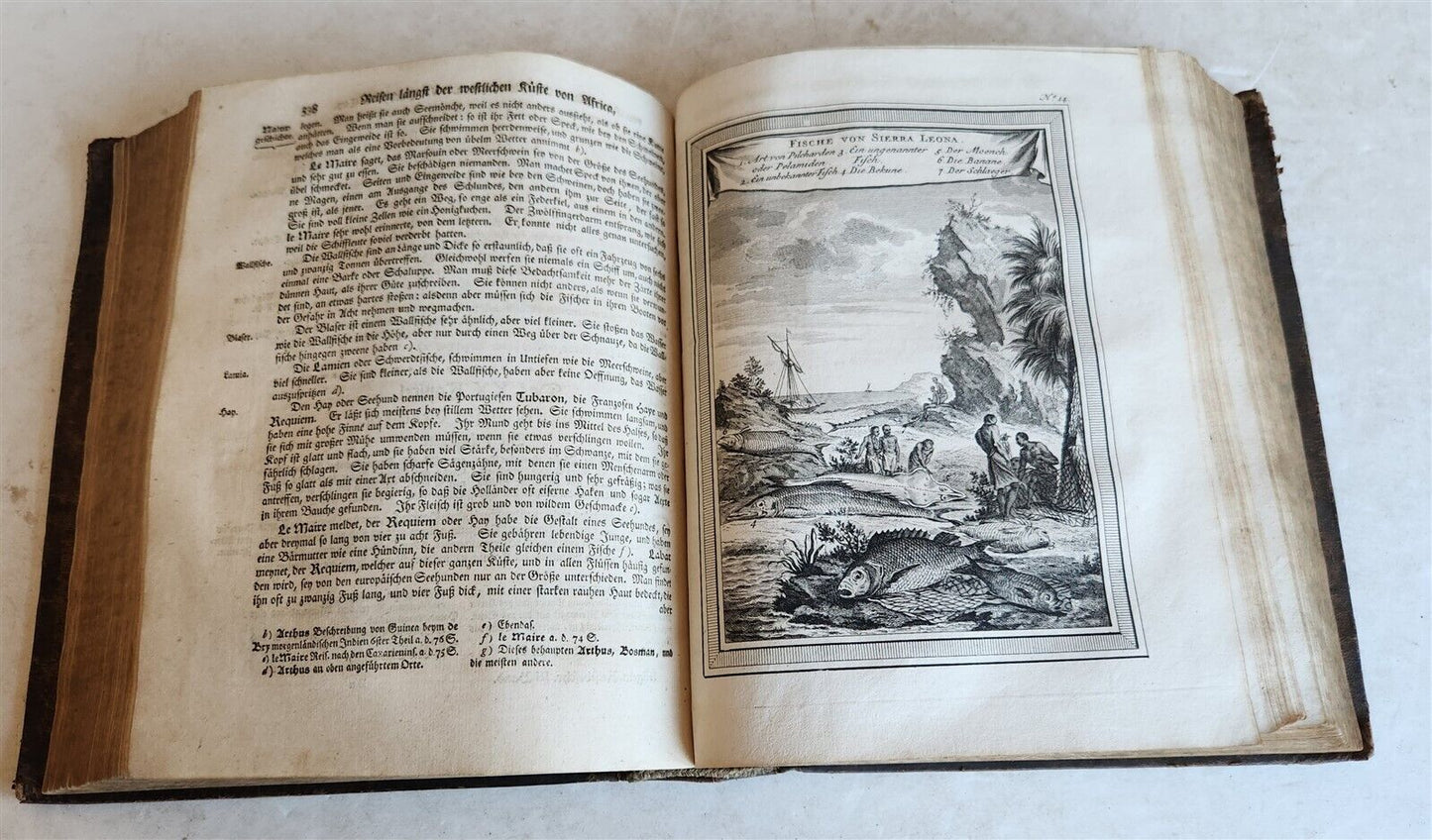 1748 HISTORY of TRAVELS Guinea Benin & Sierra Leone antique ILLUSTRATED