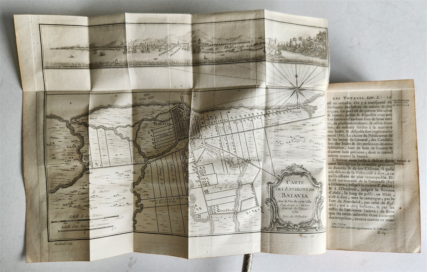 1750 HISTOIRE des VOYAGES antique Vol.32 CEYLON & MADAGASCAR TRAVELS illustrated