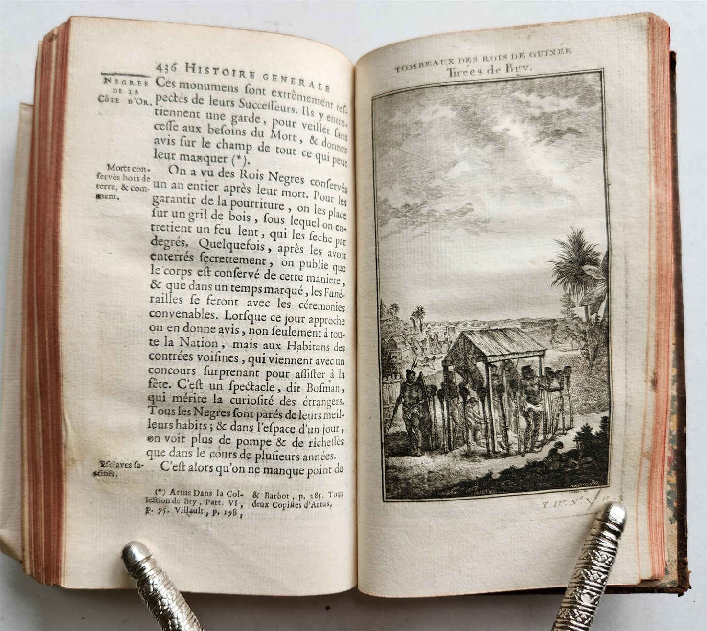 1748 HISTOIRE des VOYAGES VOL.13 antique illustrated AFRICA TRAVELS GHANA GUINEA