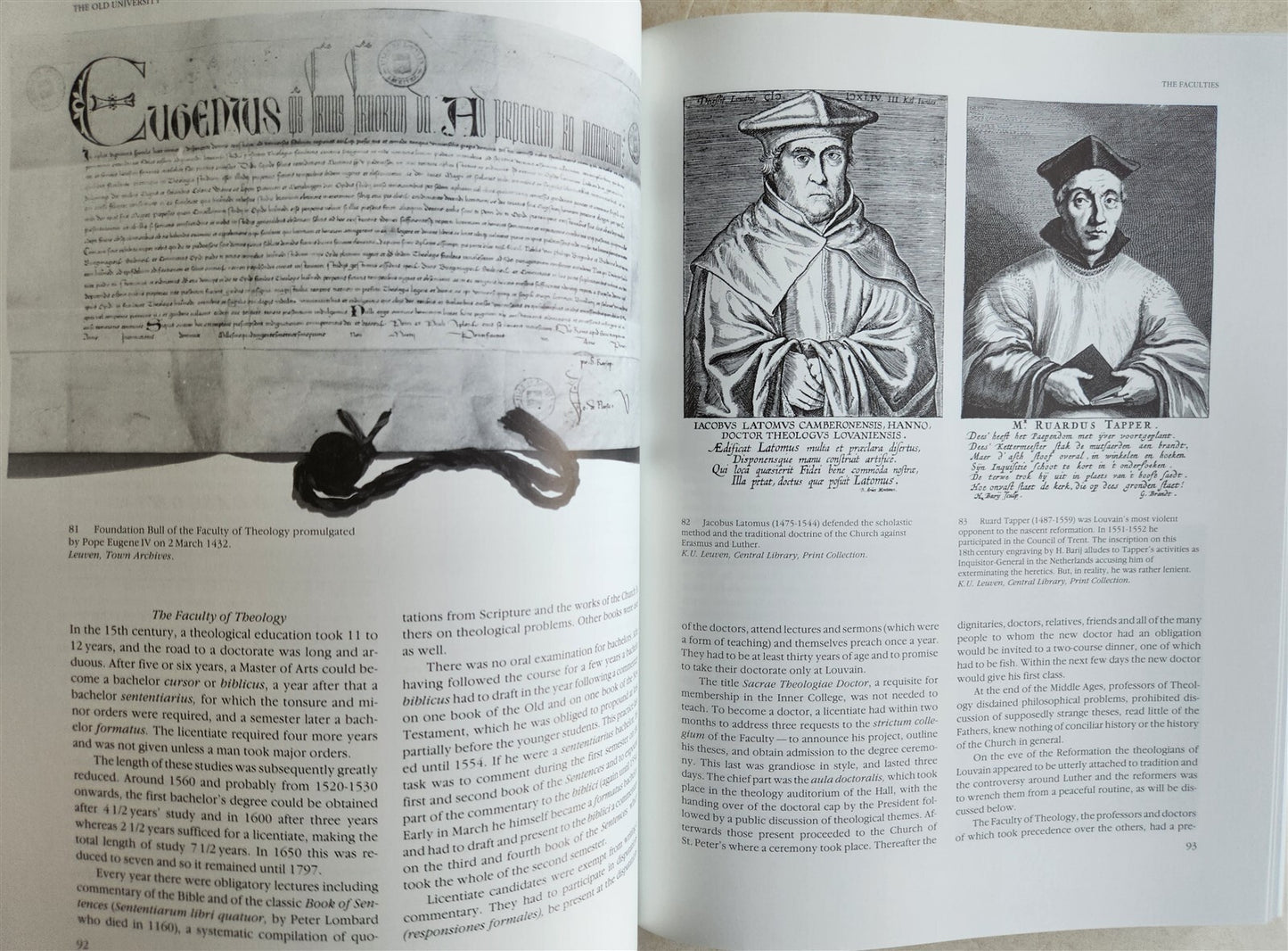 1990 LEUVEN UNIVERSITY 1425-1985 ILLUSTRATED FOLIO