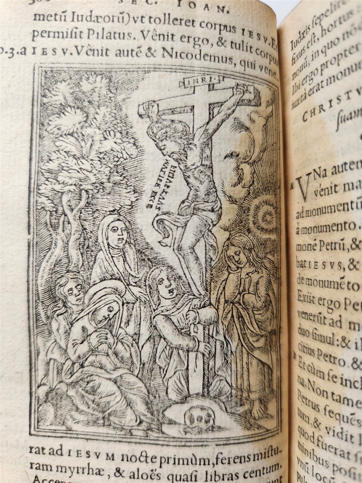1548 BIBLE IN LATIN ILLUSTRATED antique 16th CENTURY NEW TESTAMENT rare