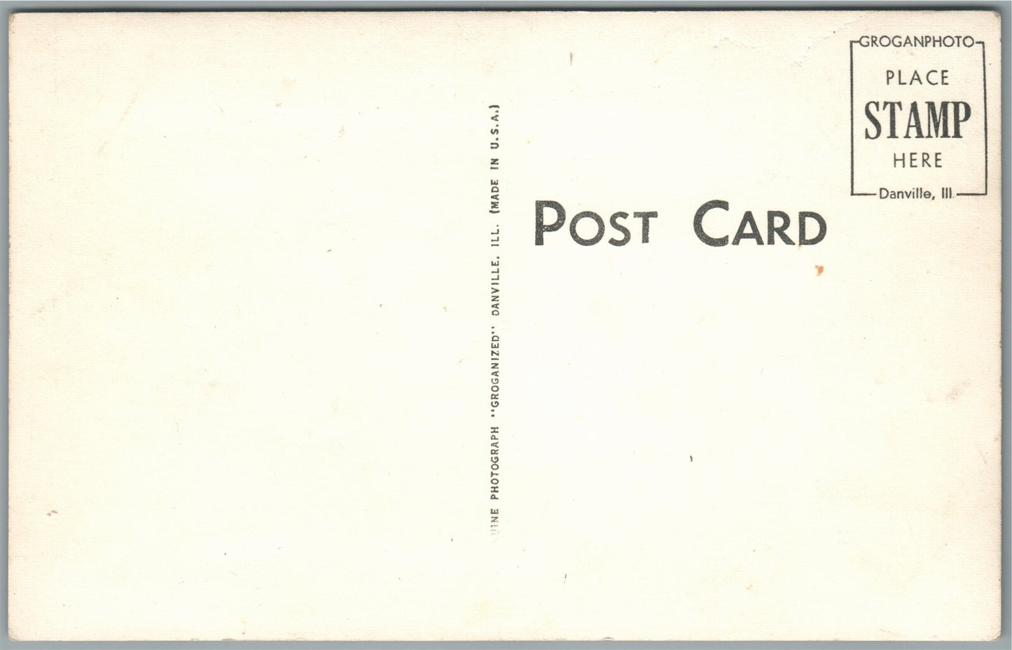 CHICAGO IL ST.PETER'S CHURCH MAIN ALTAR VINTAGE REAL PHOTO POSTCARD RPPC