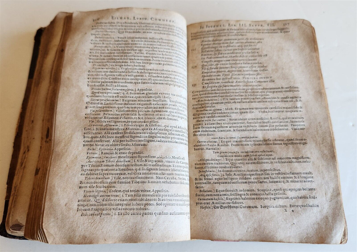 1619 SATYRARUM by Juvenalis & Persius Flaccus antique in LATIN