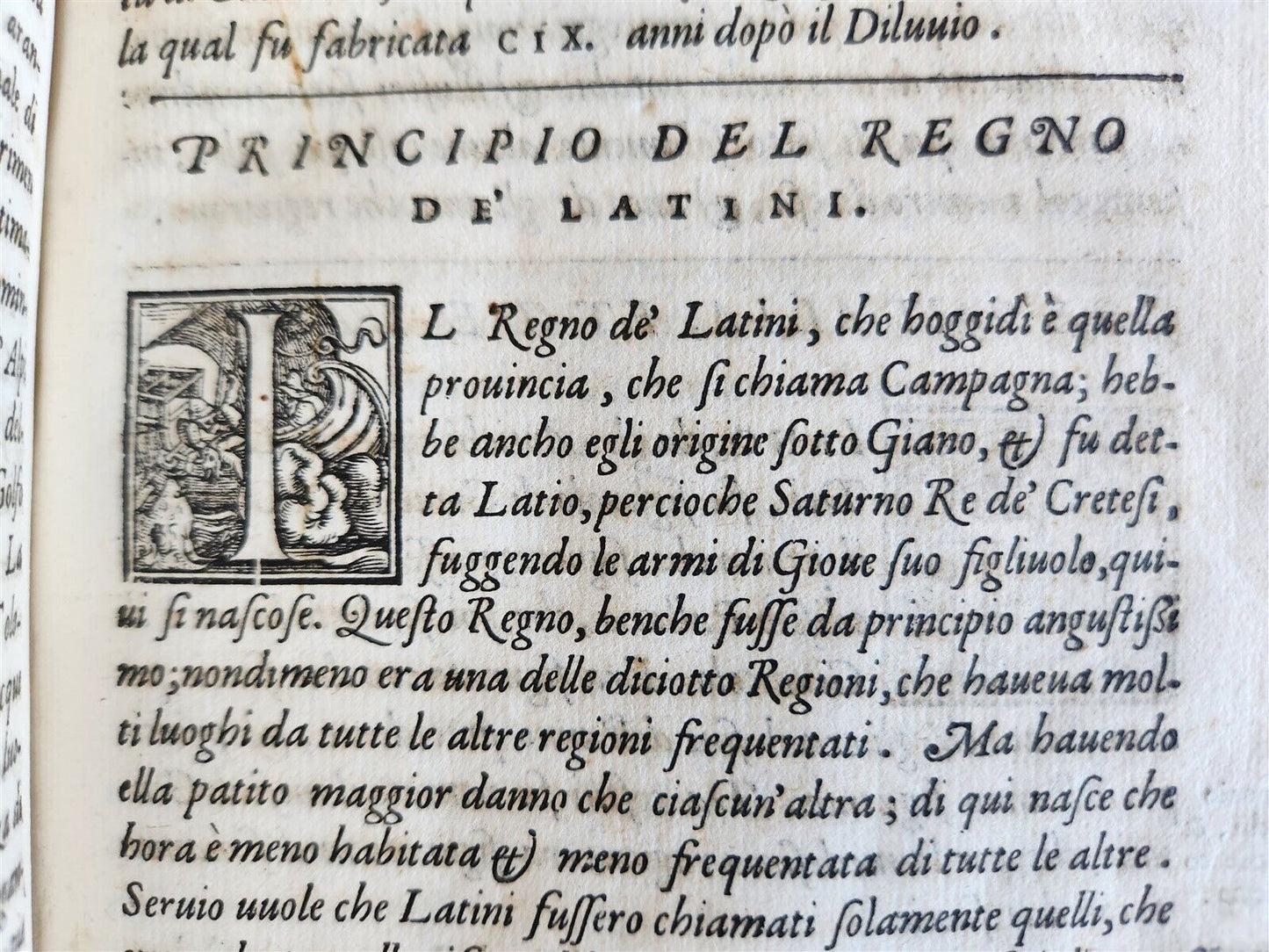 1574 ILLUSTRATED HISTORY of EMPIRES KINGDOMS & NATIONS antique VELLUM in Italian