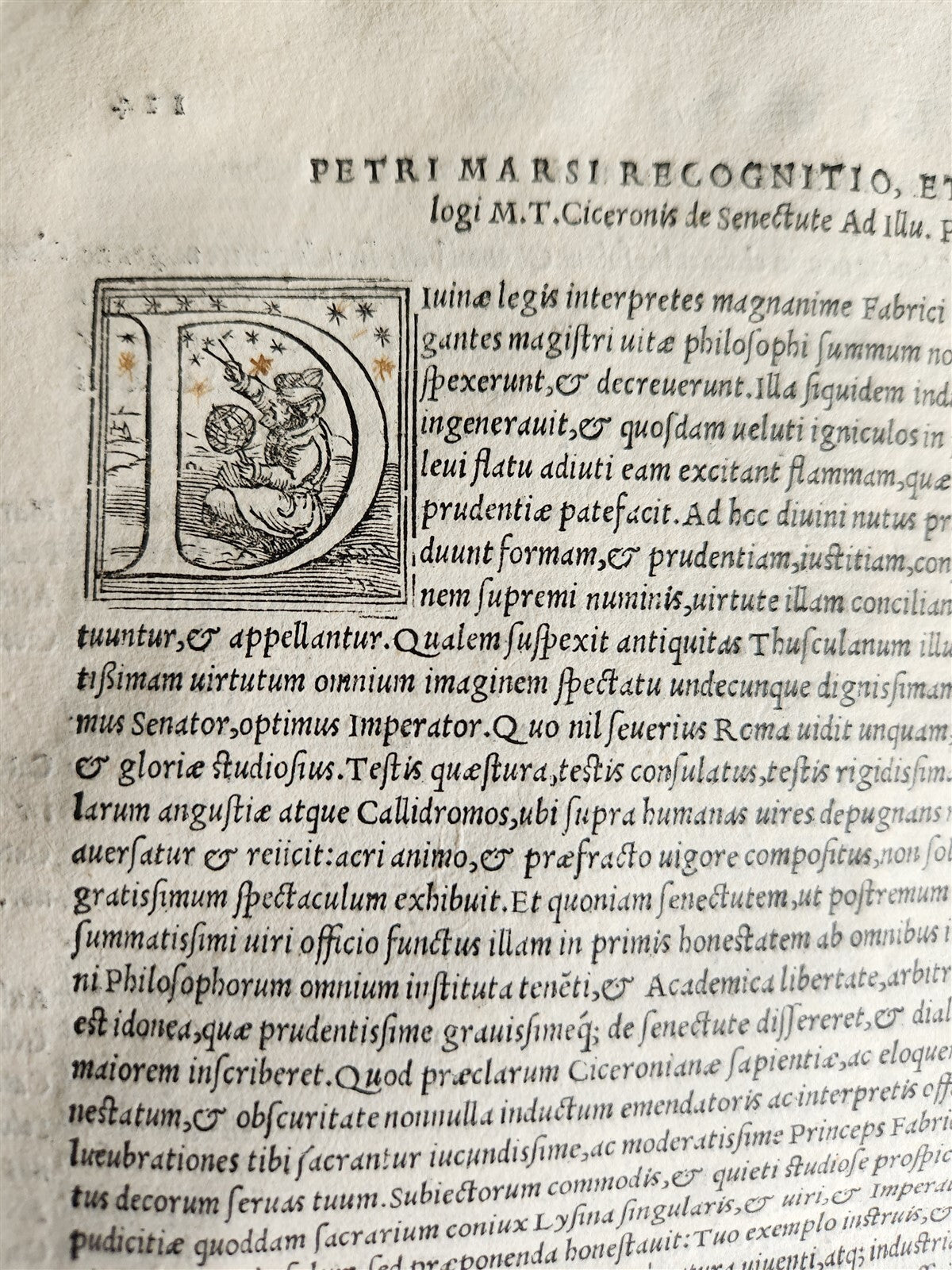 1548 ALDINE PRESS CICERO antique 16th CENTURY VELLUM BOUND FOLIO Aldus