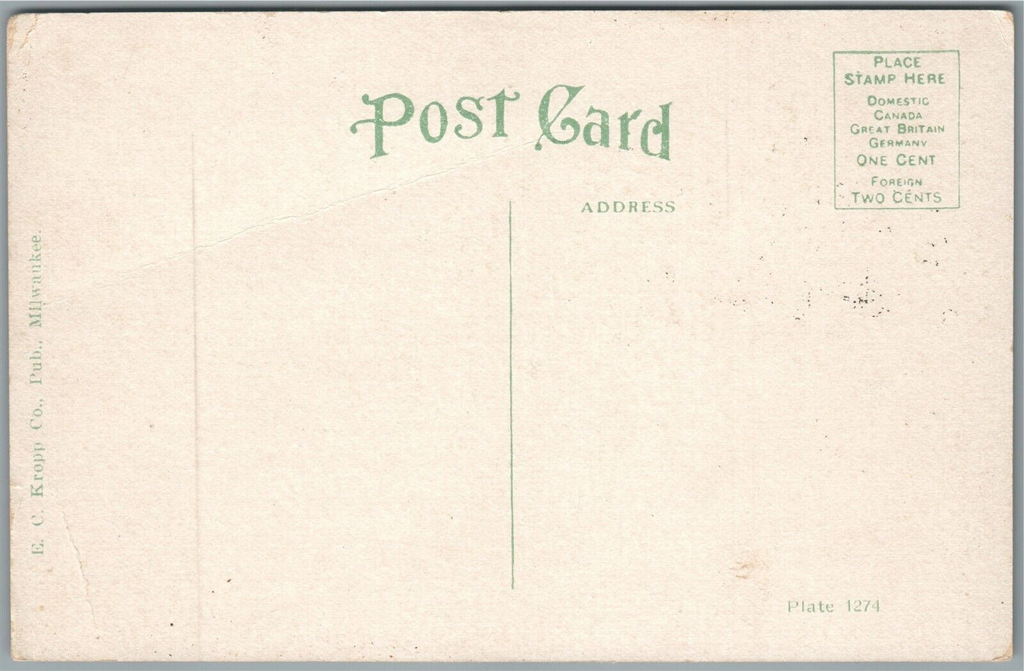 CHIPPEWA FALLS WI LOGGING ANTIQUE POSTCARD