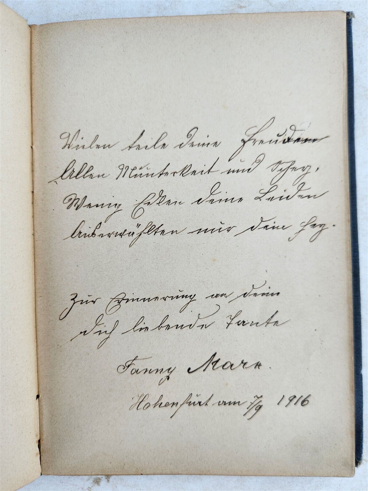 1912-18 ALBUM AMICORUM - MANUSCRIPT CZECH GERMAN BOOK antique POETRY ILLUSTRATED