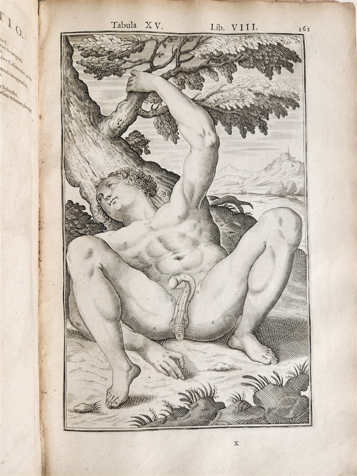 1645 ANATOMY TREATISE Adrian Spigelius 176 ENGRAVINGS ILLUSTRATED FOLIO antique