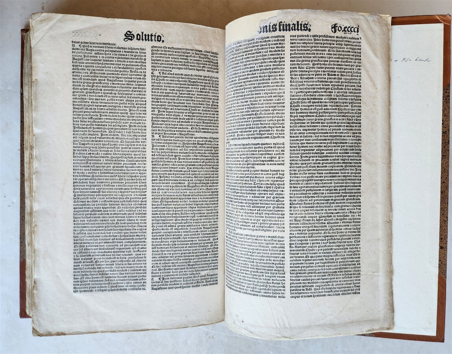 1533 POST-INCUNABULA EXPLANATION of PSALMS by Perez de Valentia antique FOLIO