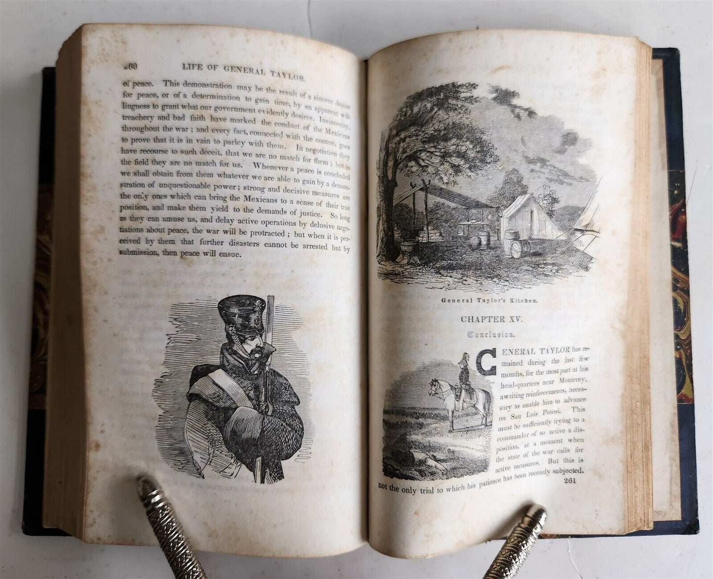 1847 LIFE of MAJOR GENERAL ZACHARY TAYLOR by JOHN FROST antique AMERICANA