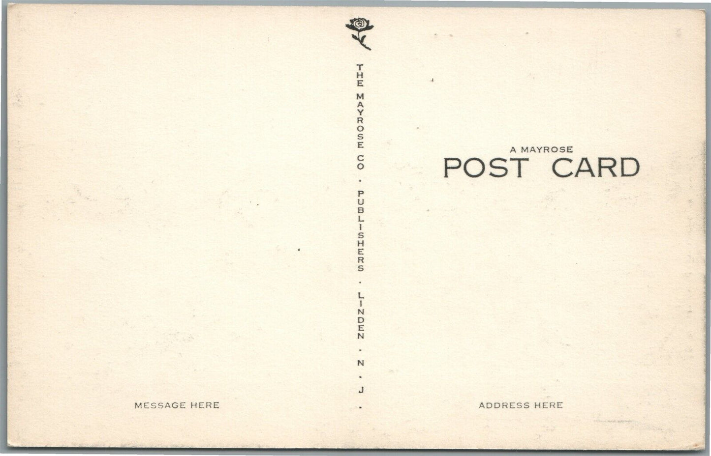 PEAPACK-GLADSTONE NJ HARVEST SCENE ANTIQUE POSTCARD