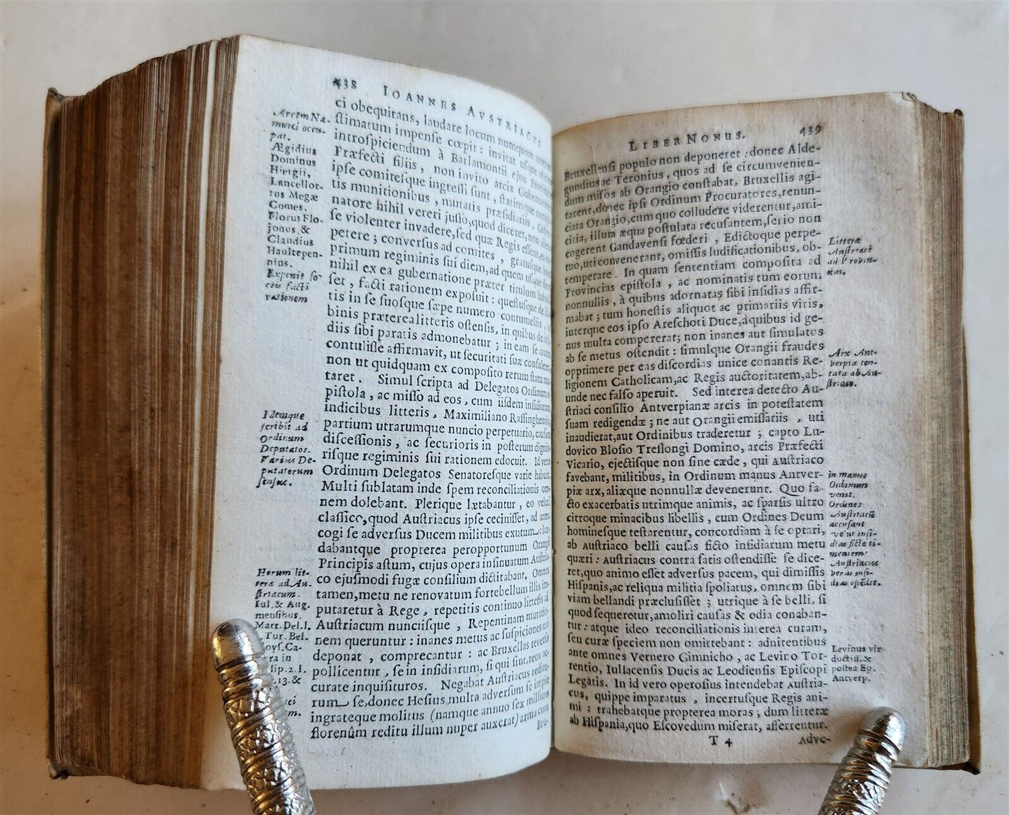 1653 BELLO BELGICO by FAMIAN STRADO antique VELLUM BOUND