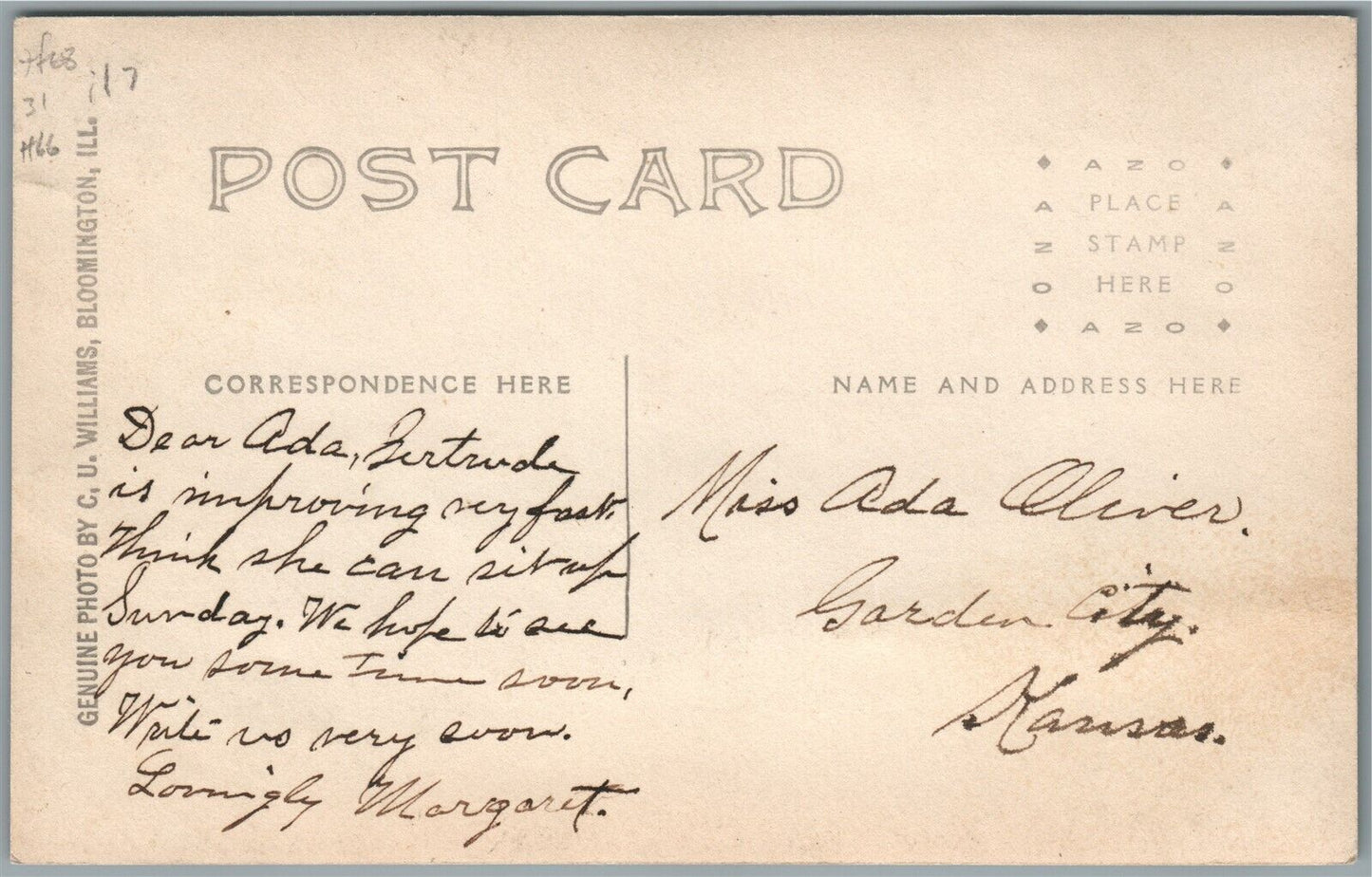 CAMP POINT IL PUBLIC SCHOOL ANTIQUE REAL PHOTO POSTCARD RPPC