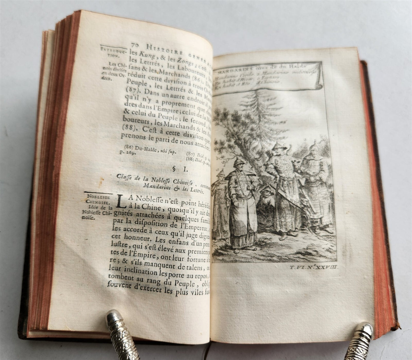 1749 HISTOIRE des VOYAGES antique Vol.22 CHINA TRAVELS illustrated