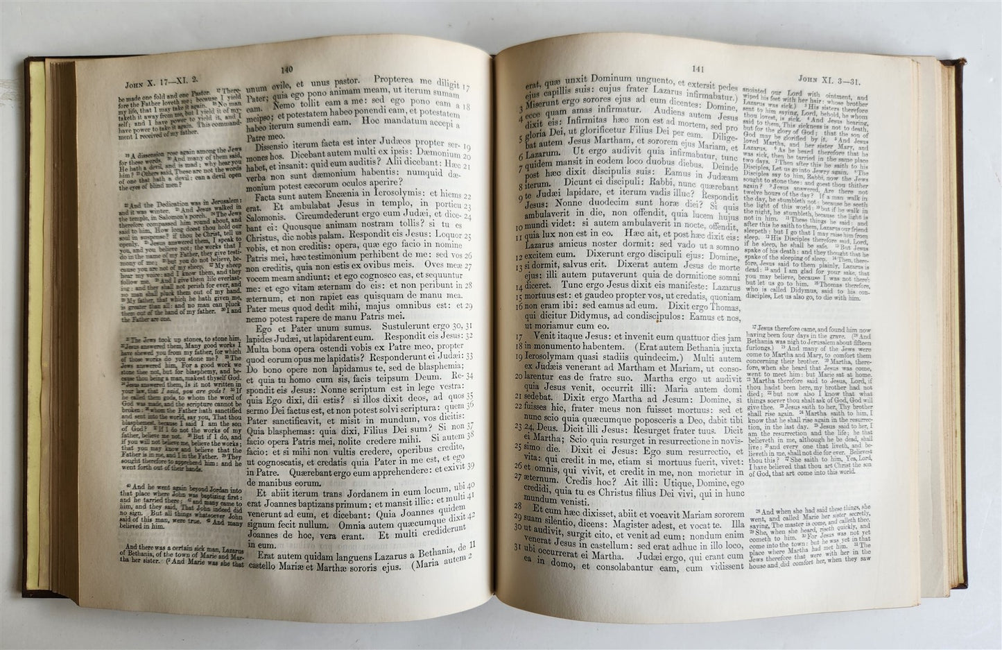 1872 BIBLE in ENGLISH antique VULGATE NEW TESTAMENT Douay Version of 1582
