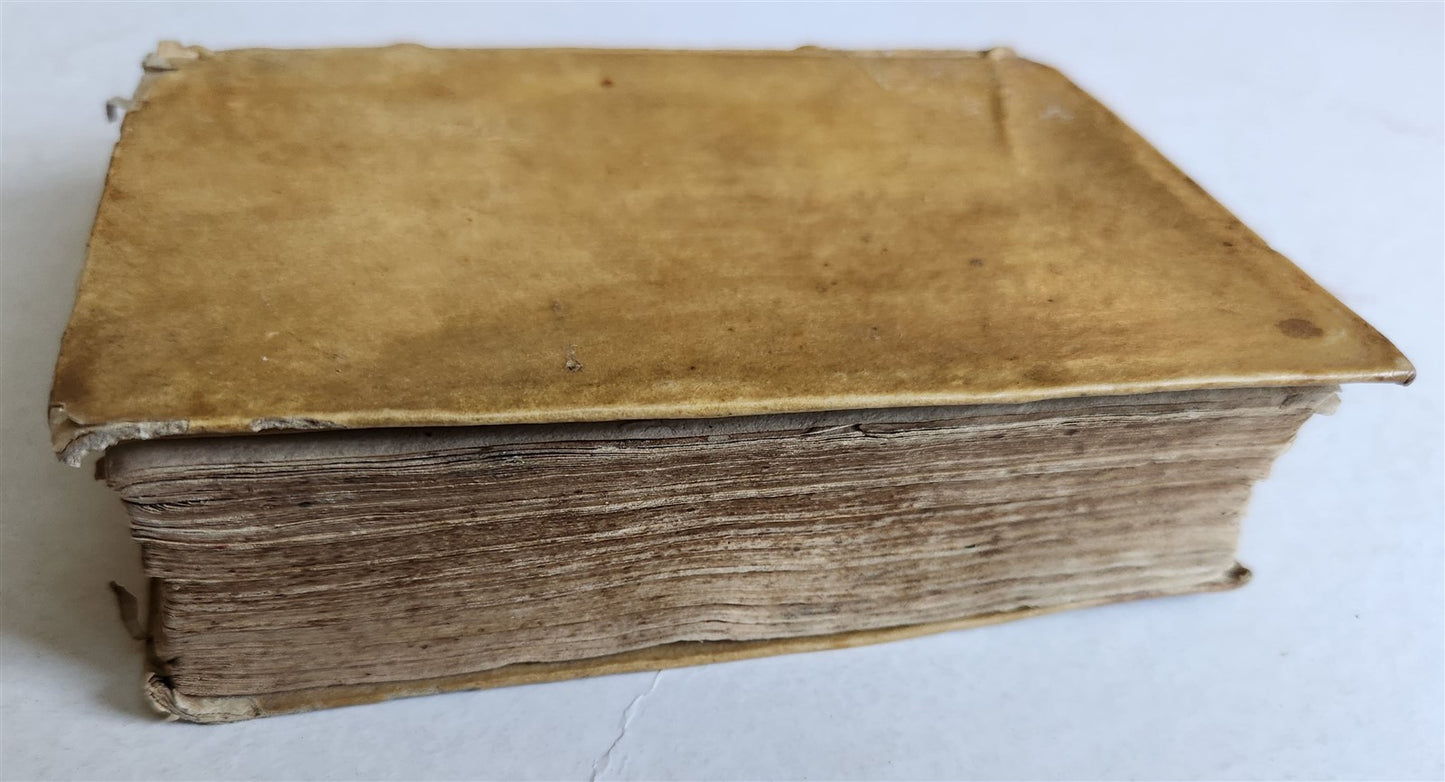 1581 SERMONS by MUSSO COPRNELIO antique 16th CENTURY vellum ILLUSTRATED scarce