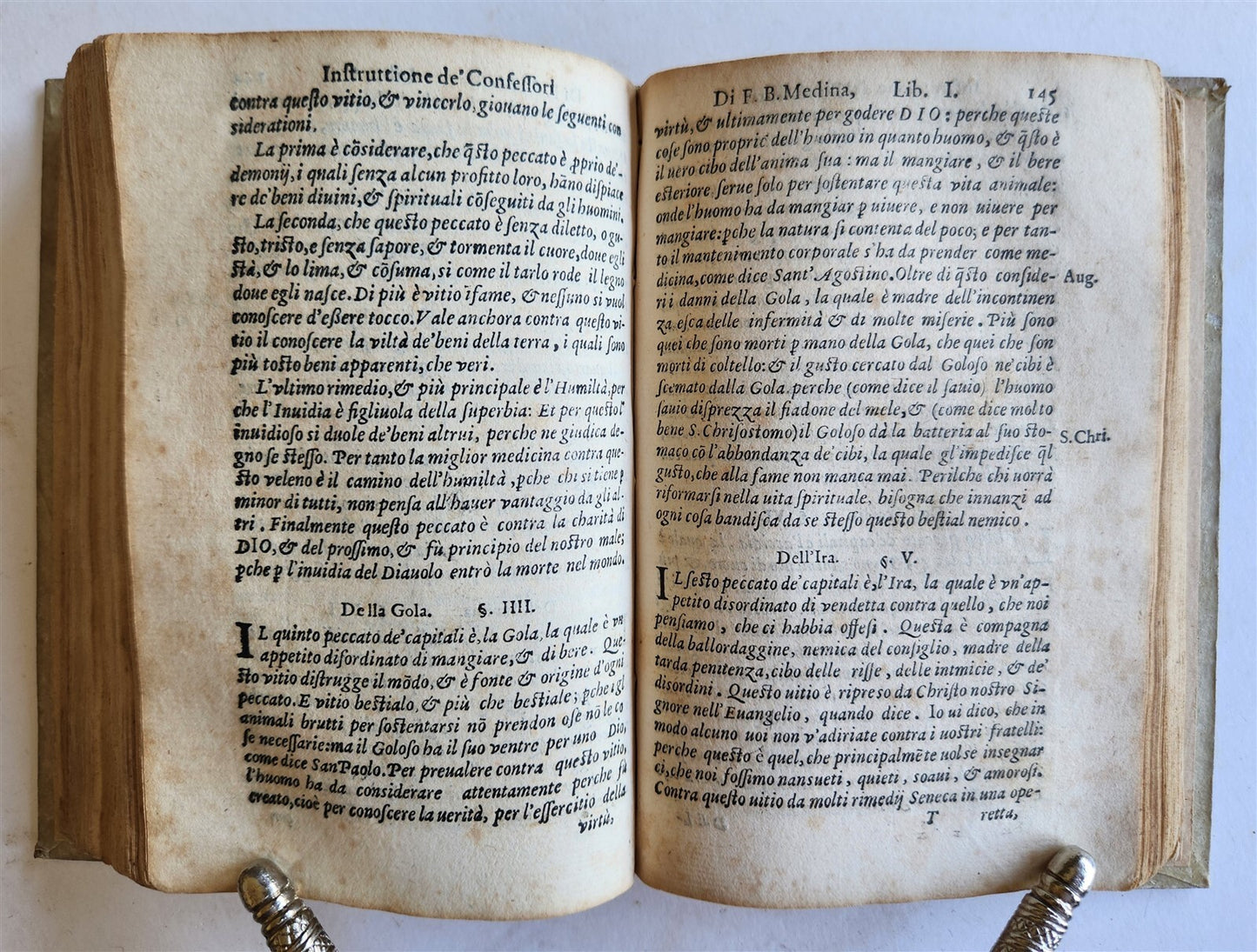 1588 INSTRUCTION for CONFESSORS by Bartolomeo de Medina antique vellum bound