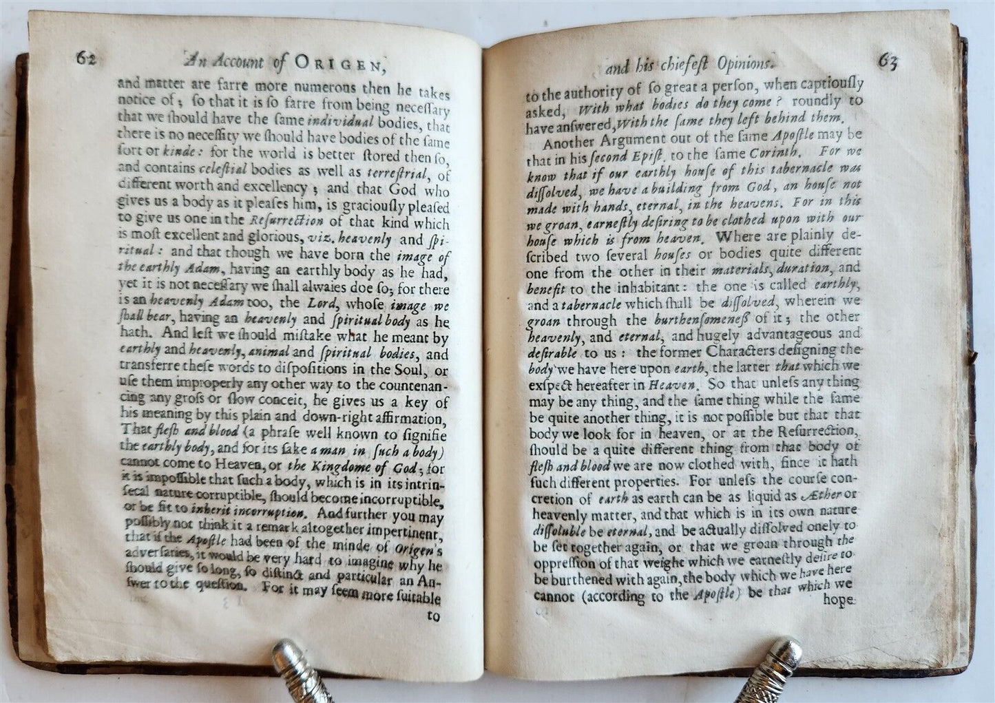 1661 LETTER of RESOLUTION CONCERNING ORIGEN & CHIEF of HIS OPINIOS antique