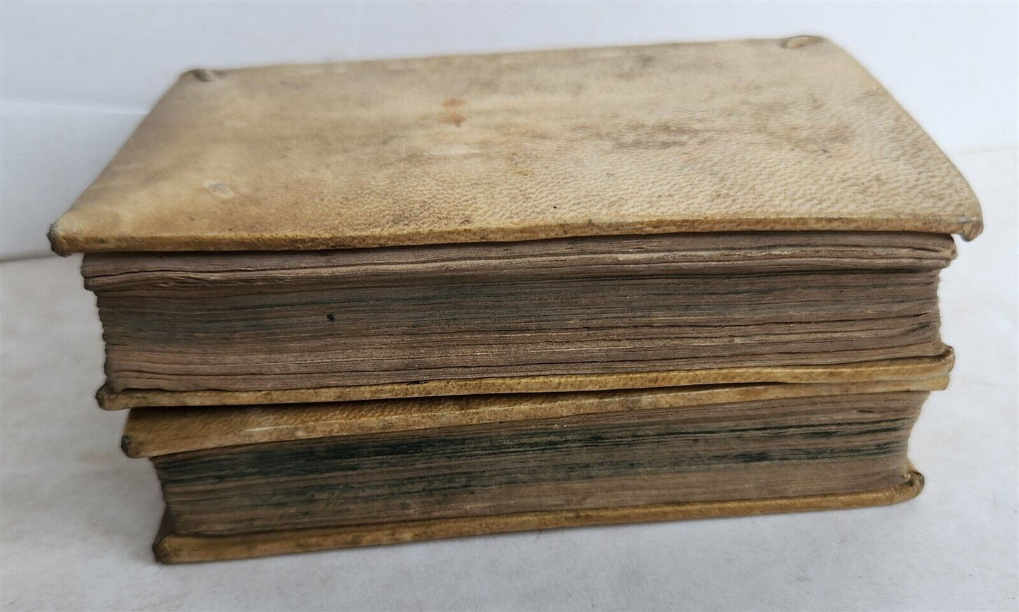1669 VITA di SISTO V PONTEFICE ROMANO antique 2 VOLUMES vellum binding
