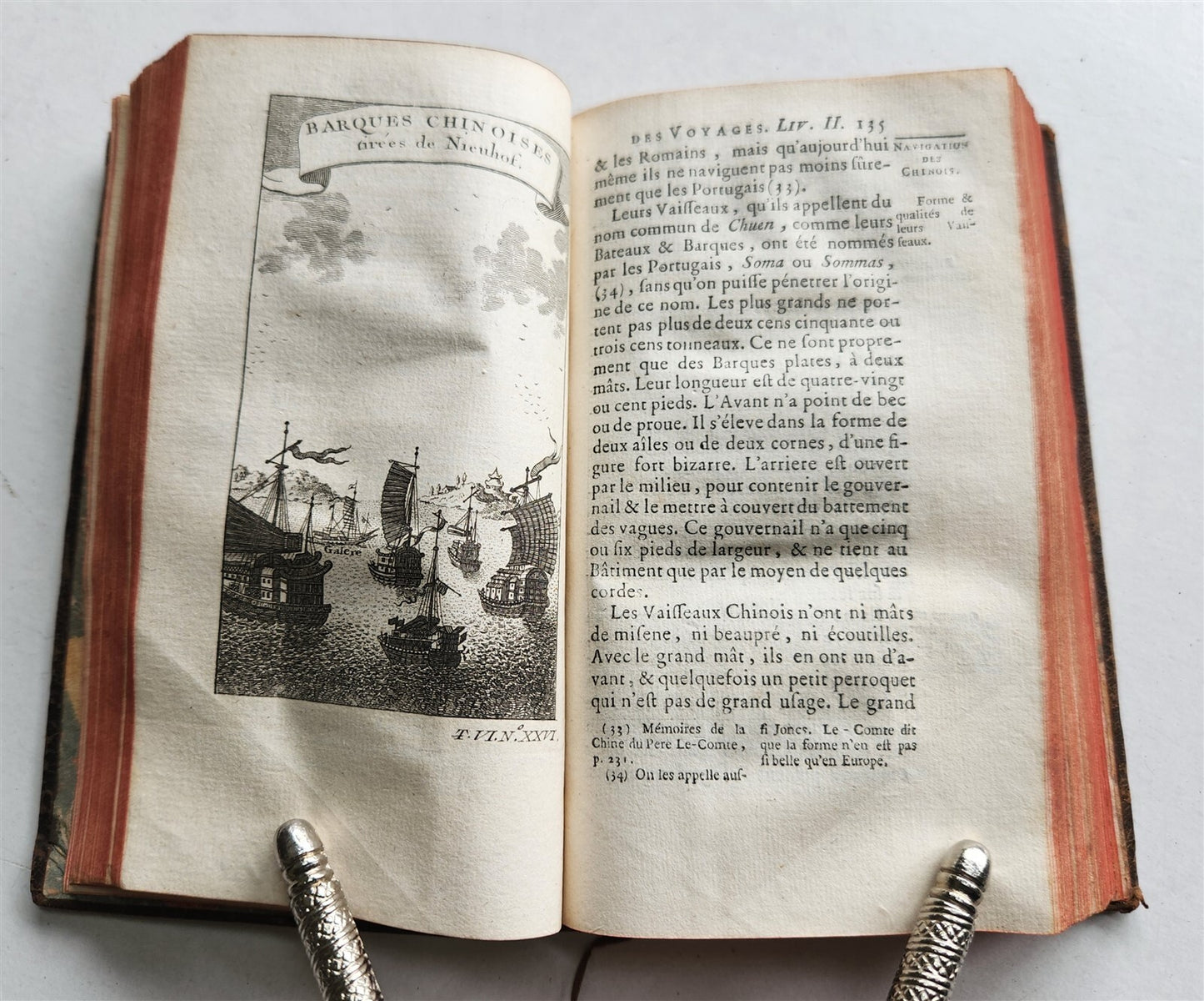 1749 HISTOIRE des VOYAGES antique Vol.22 CHINA TRAVELS illustrated