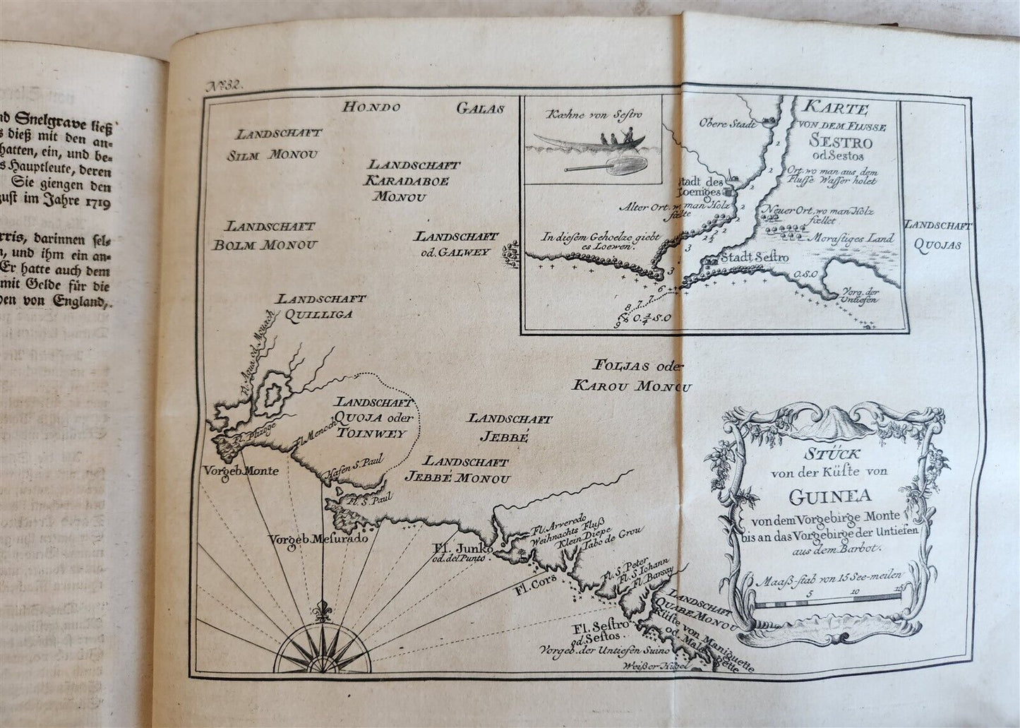 1748 HISTORY of TRAVELS Guinea Benin & Sierra Leone antique ILLUSTRATED