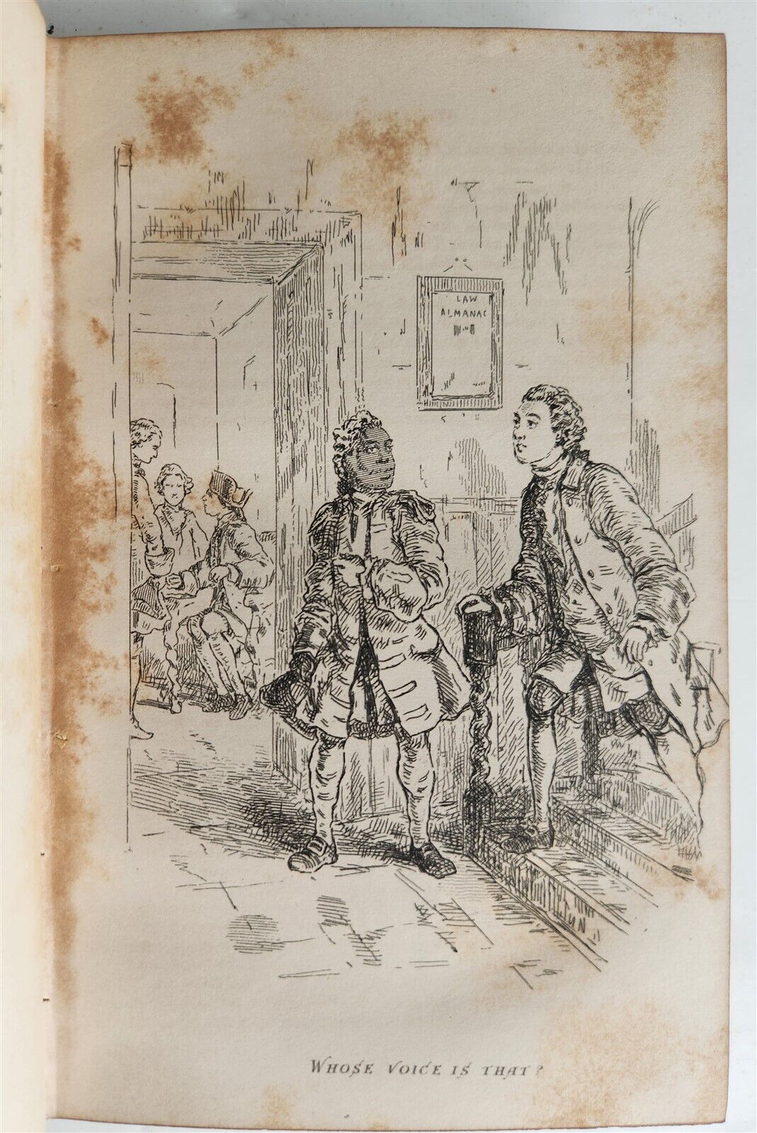 1858 THE VIRGINIANS by THACKERAY 2 VOLUMES antique Americana ILLUSTRATED