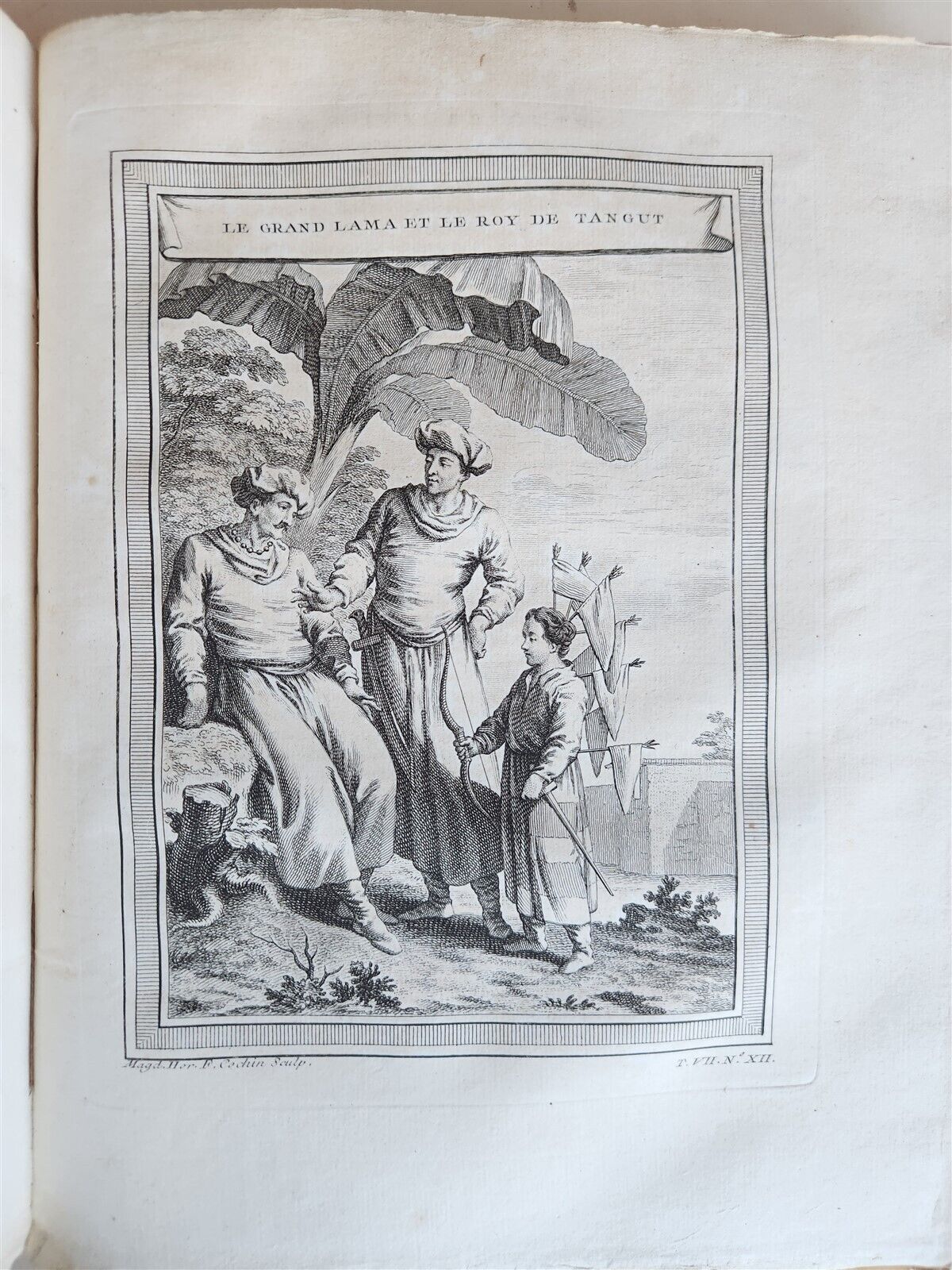 1749 HISTORY of VOYAGES by Prevost antique ILLUSTRATED JORNEY to CHINA & TIBET