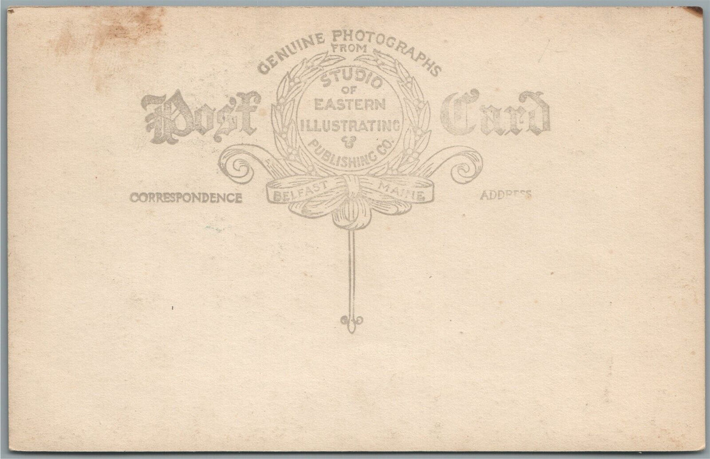 KENNEBUNK ME THE FLEETWOOD ANTIQUE REAL PHOTO POSTCARD RPPC