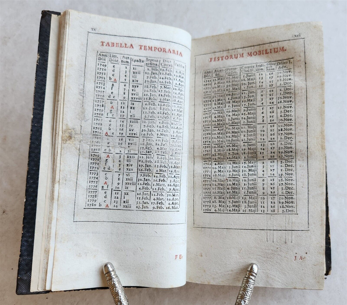 1749 MISSALE ROMANUM antique