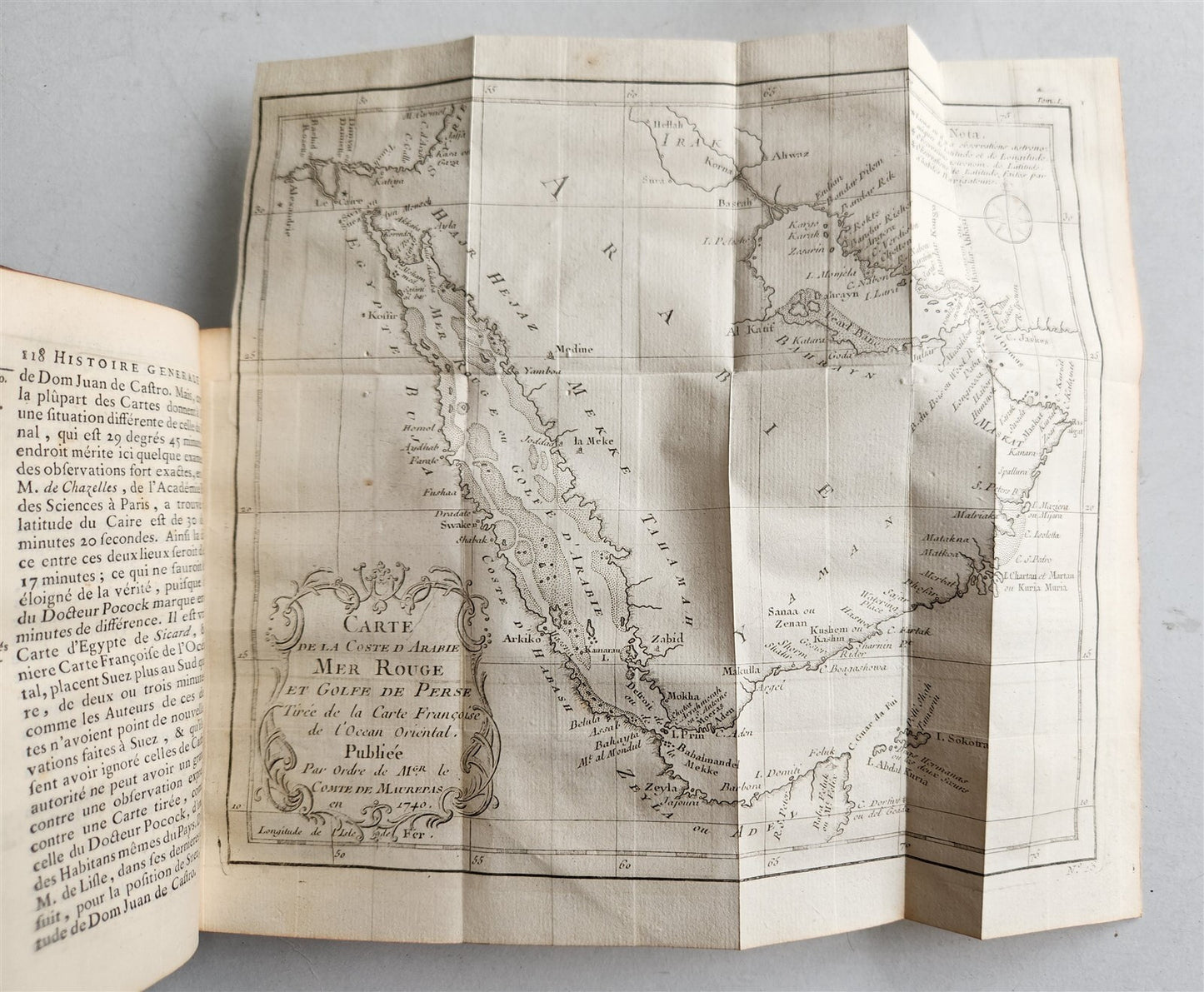 1749 HISTOIRE des VOYAGES antique V.2 TENERIFE PERSIAN GULF W.AFRICA illustrated