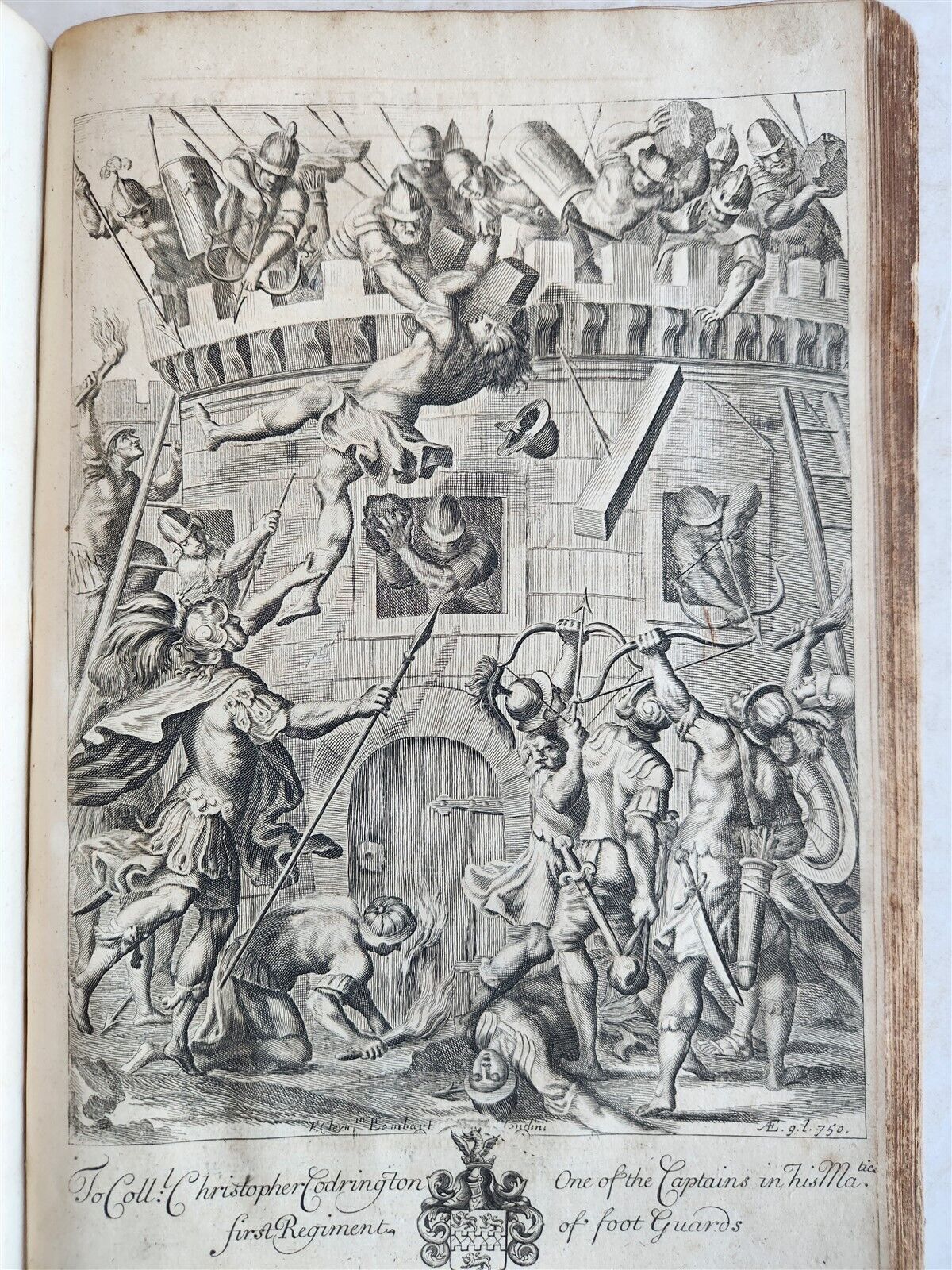 1697 WORKS of VIRGIL by DRYDEN antique ILLUSTRATED w/ 101 AMAZING PLATES