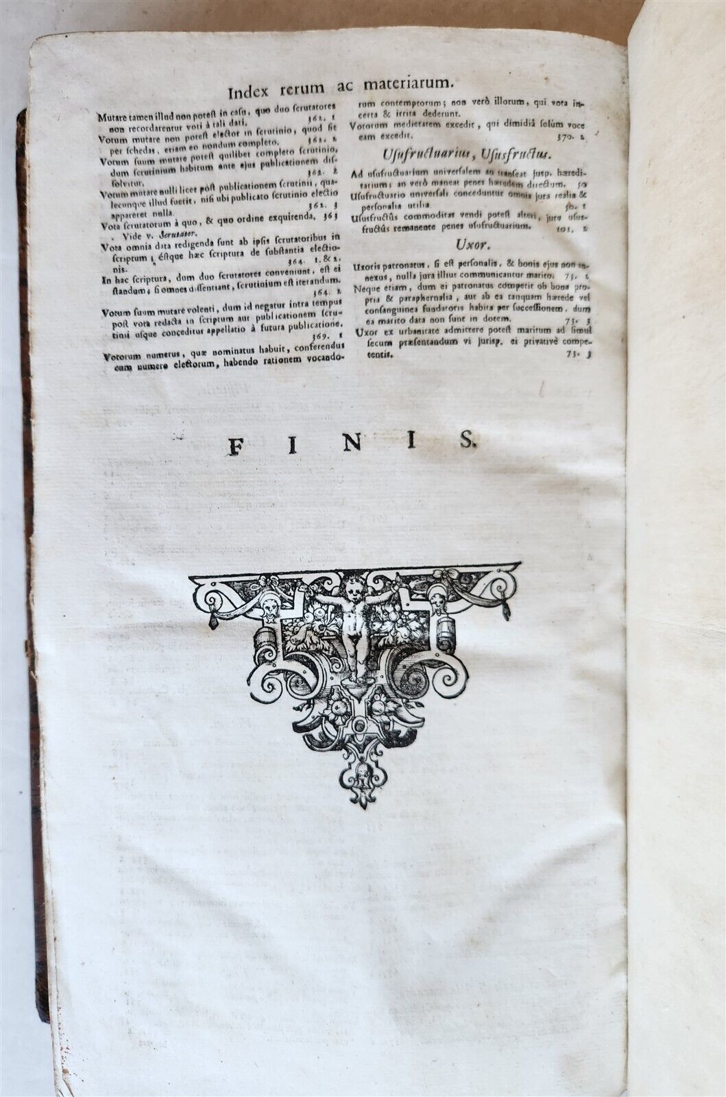 1735 CANON LAW BOOK Forum beneficiale sive quaestiones & responsa ANTIQUE