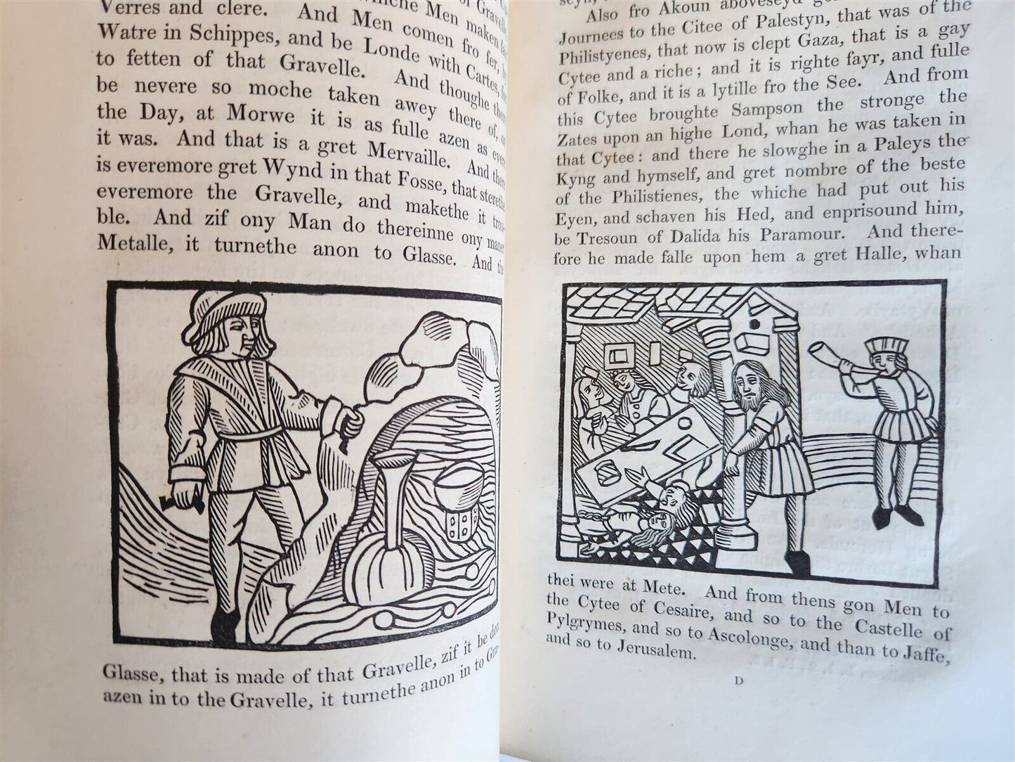 1839 Voiage and Travaile of Sir John Maundevile ILLUSTRATED antique