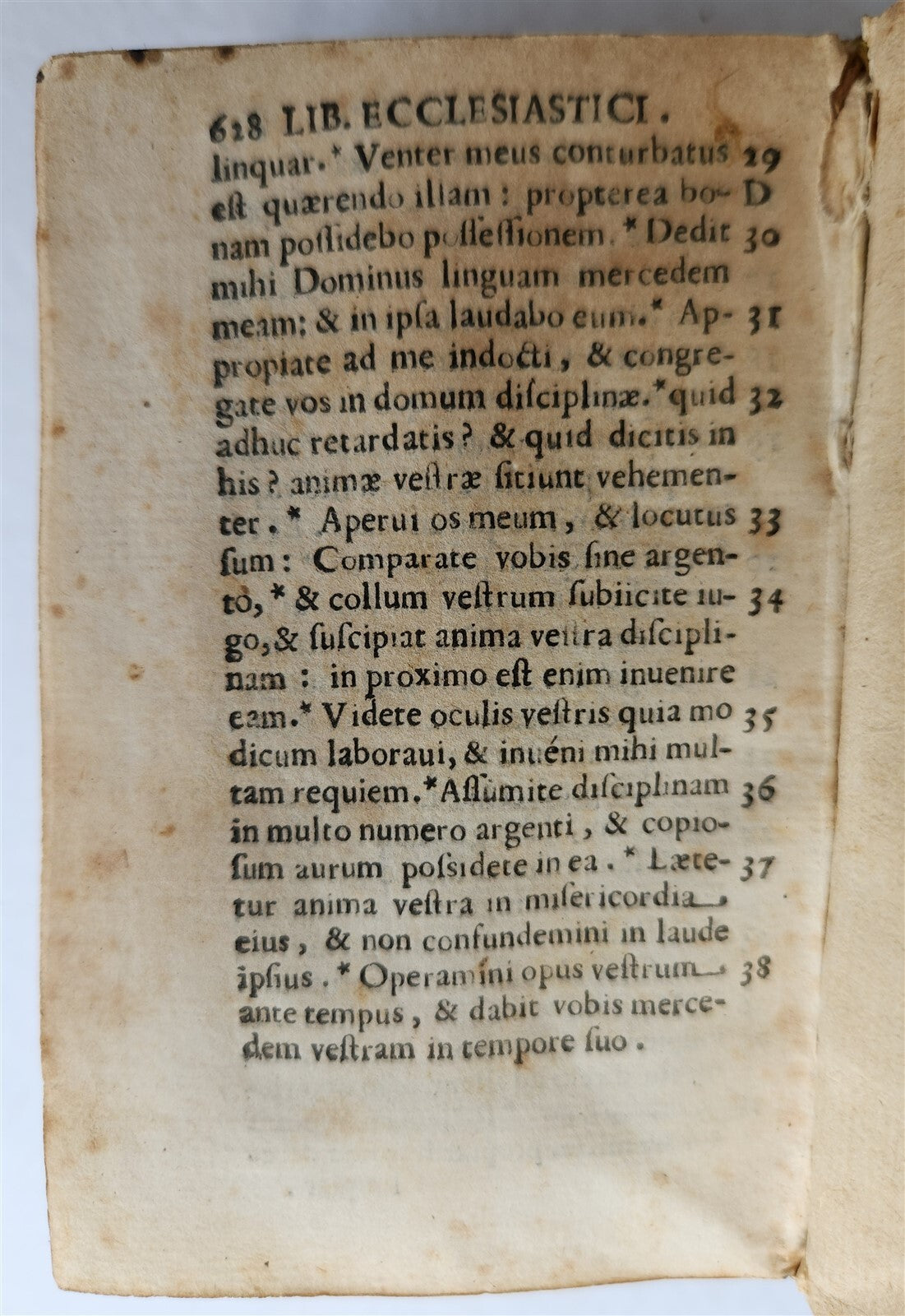 1624 LIBRI PSALMORUM antique VELLUM BINDING Bible Psalms