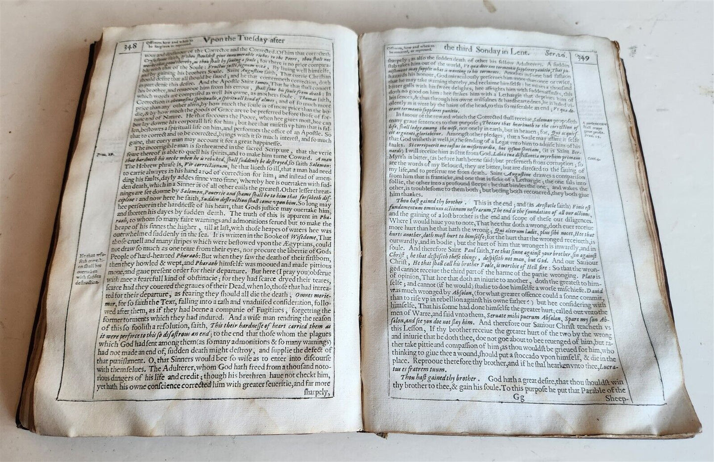 1629 SERMONS by FONSECA antique in ENGLISH