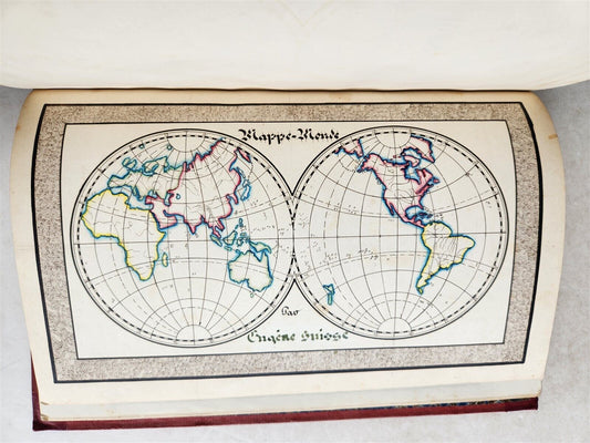 1840 MANUSCRIPT in FRENCH antique FOLIO 57 leaves