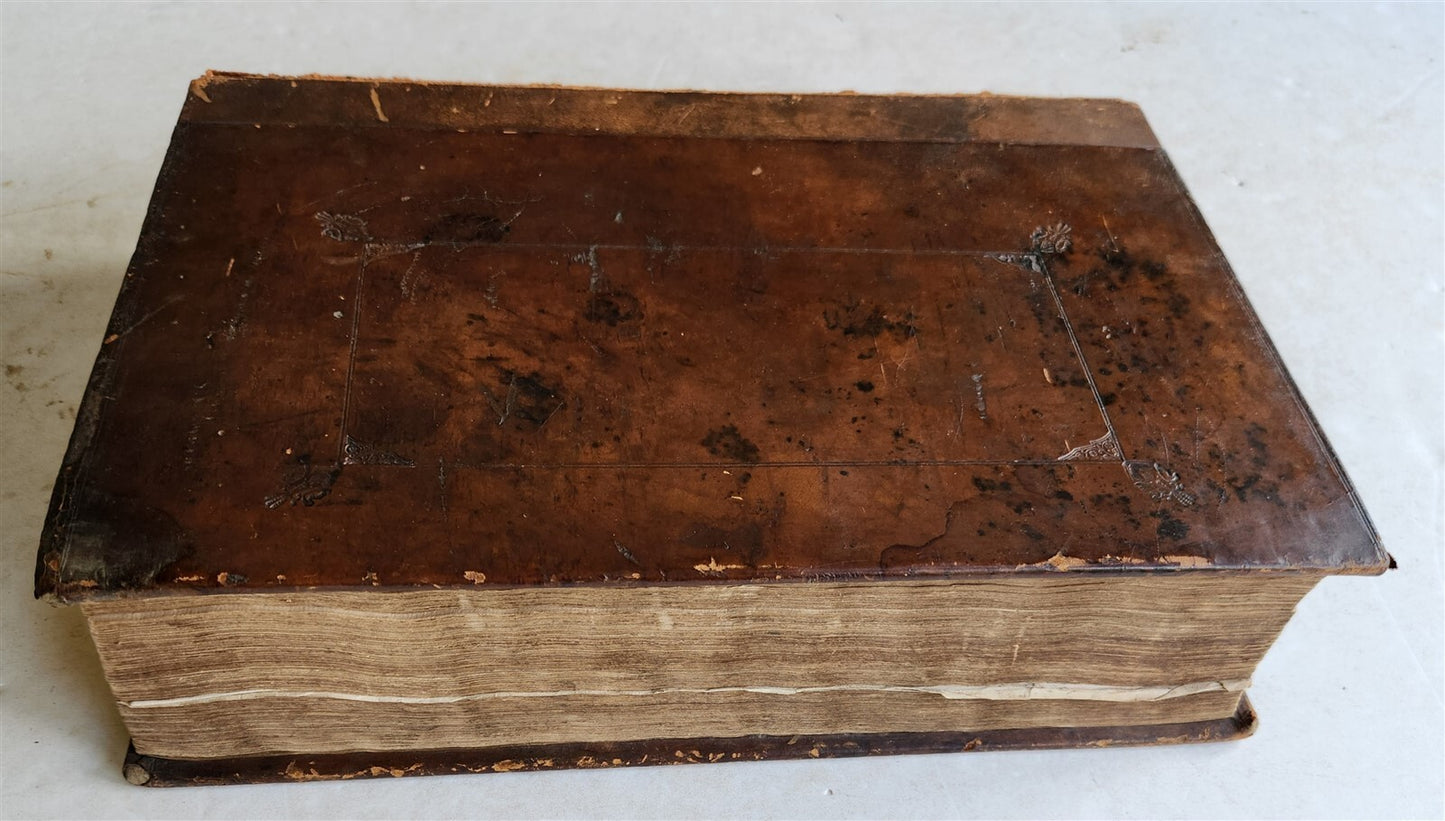 1666 HISTORY of the WORLD by WALTER RALEIGH antique ILLUSTRATED w/ PLANS English