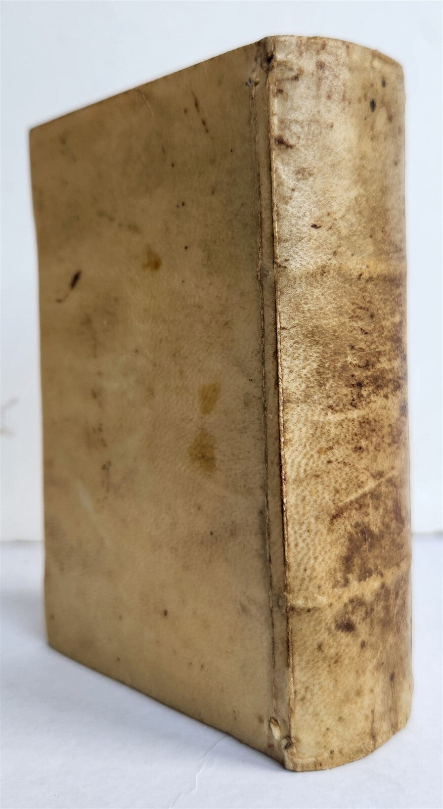 1624 LIBRI PSALMORUM antique VELLUM BINDING Bible Psalms