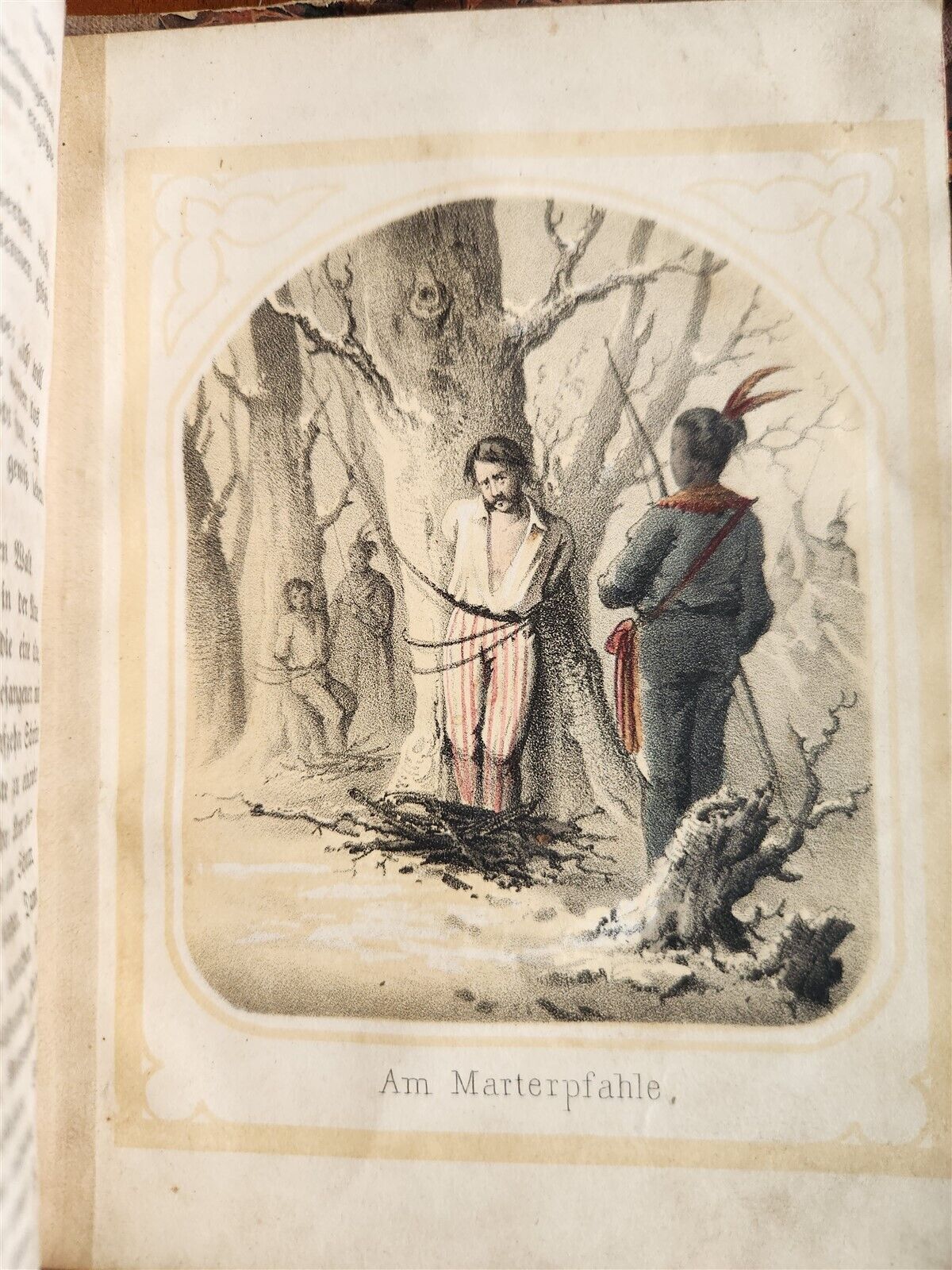 1854 ILLUSTRATED GERMAN CHILDREN BOOK antique NATURE & LIFE