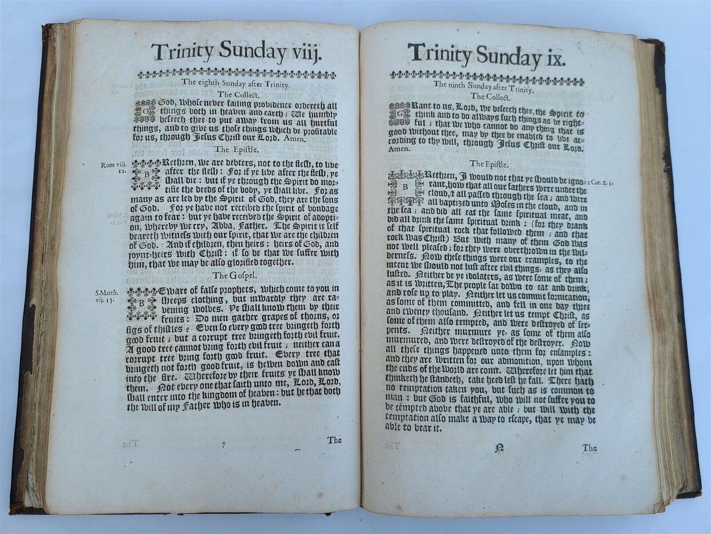 1669 BOOK of COMMON PRAYER w/ 1672 PSALTER antique FOLIO in ENGLISH rare