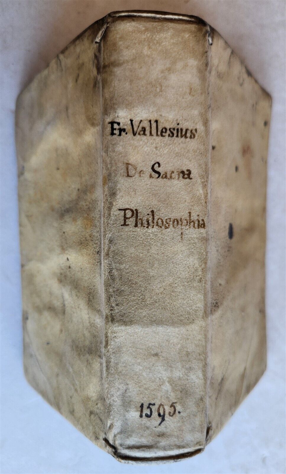 1595 FRANCISCI VALLESII Biblical natural history antique 16th CENTURY vellum