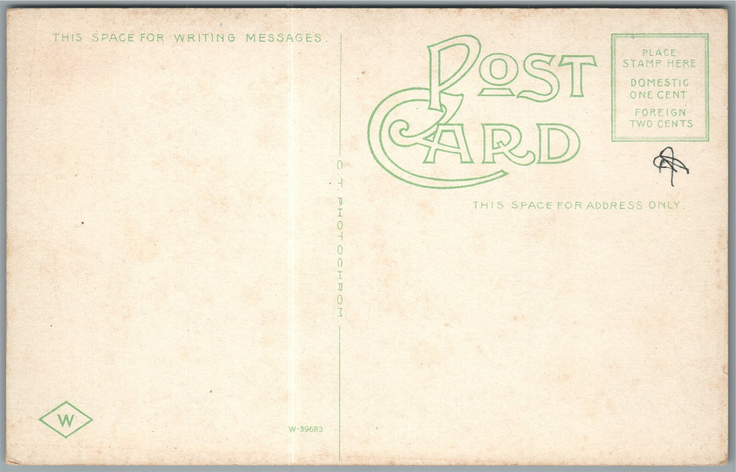 WILLIMANTIC CT MAIN STREET LOOKING EAST ANTIQUE POSTCARD