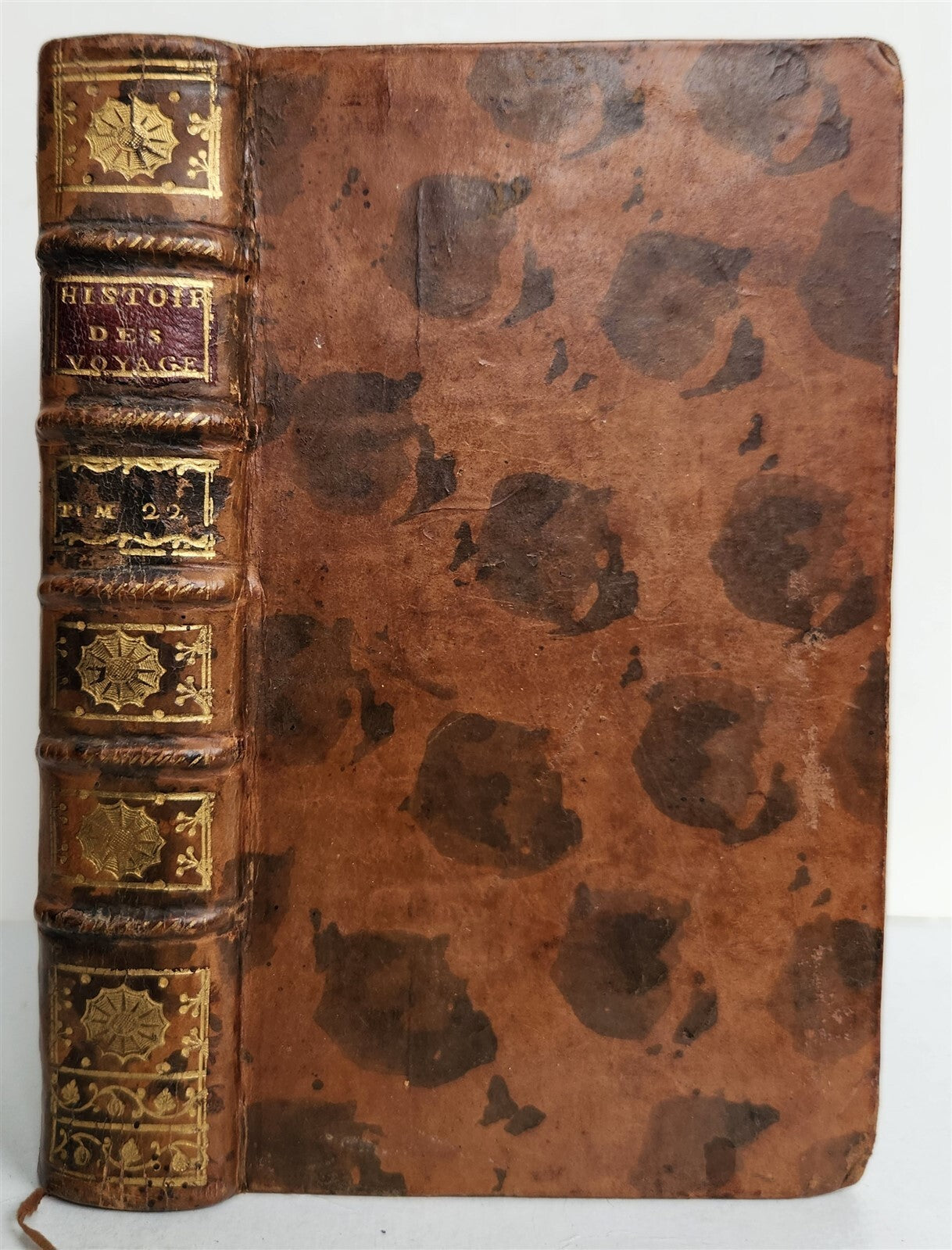 1749 HISTOIRE des VOYAGES antique Vol.22 CHINA TRAVELS illustrated