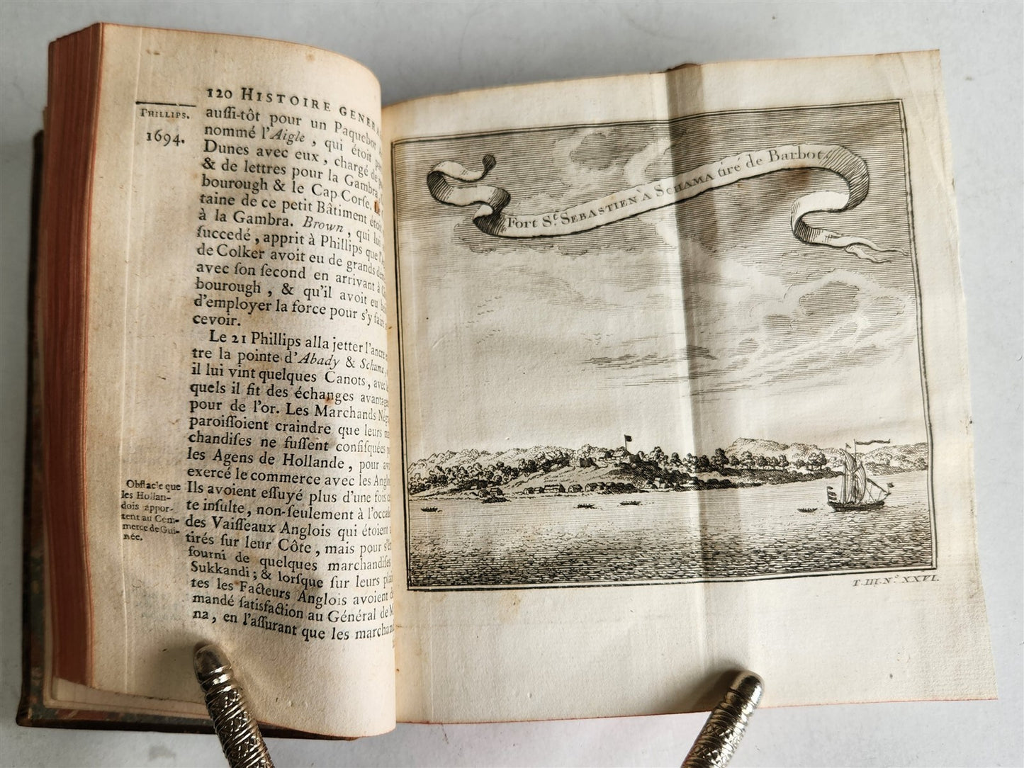1749 HISTOIRE des VOYAGES antique vol.11 illustrated WEST AFRICA GUINEA